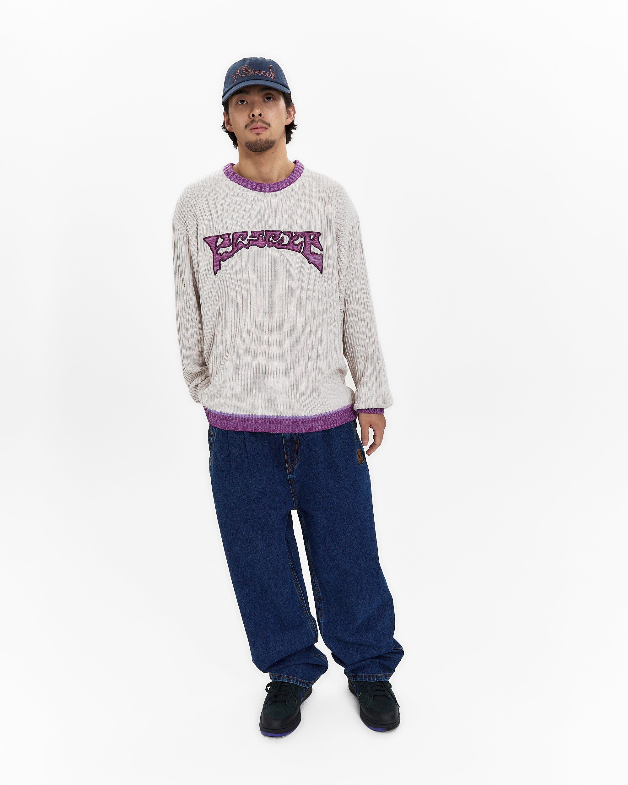 yeseyesee - Logo Applique Knit Pullover (Ivory) product image 7 | TRAB K-Fashion Australia