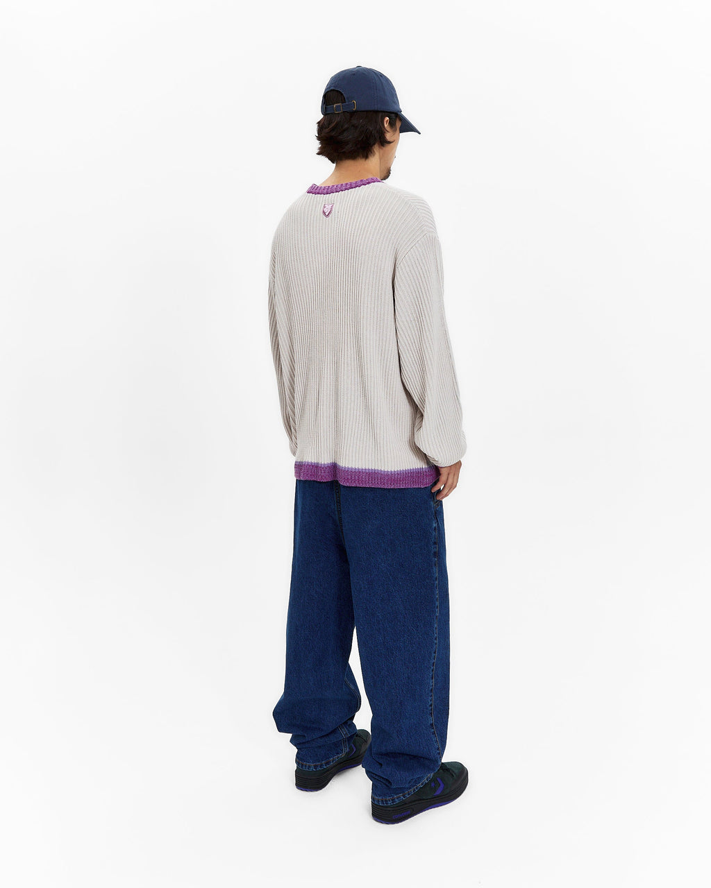 yeseyesee - Logo Applique Knit Pullover (Ivory) product image 9 | TRAB K-Fashion Australia