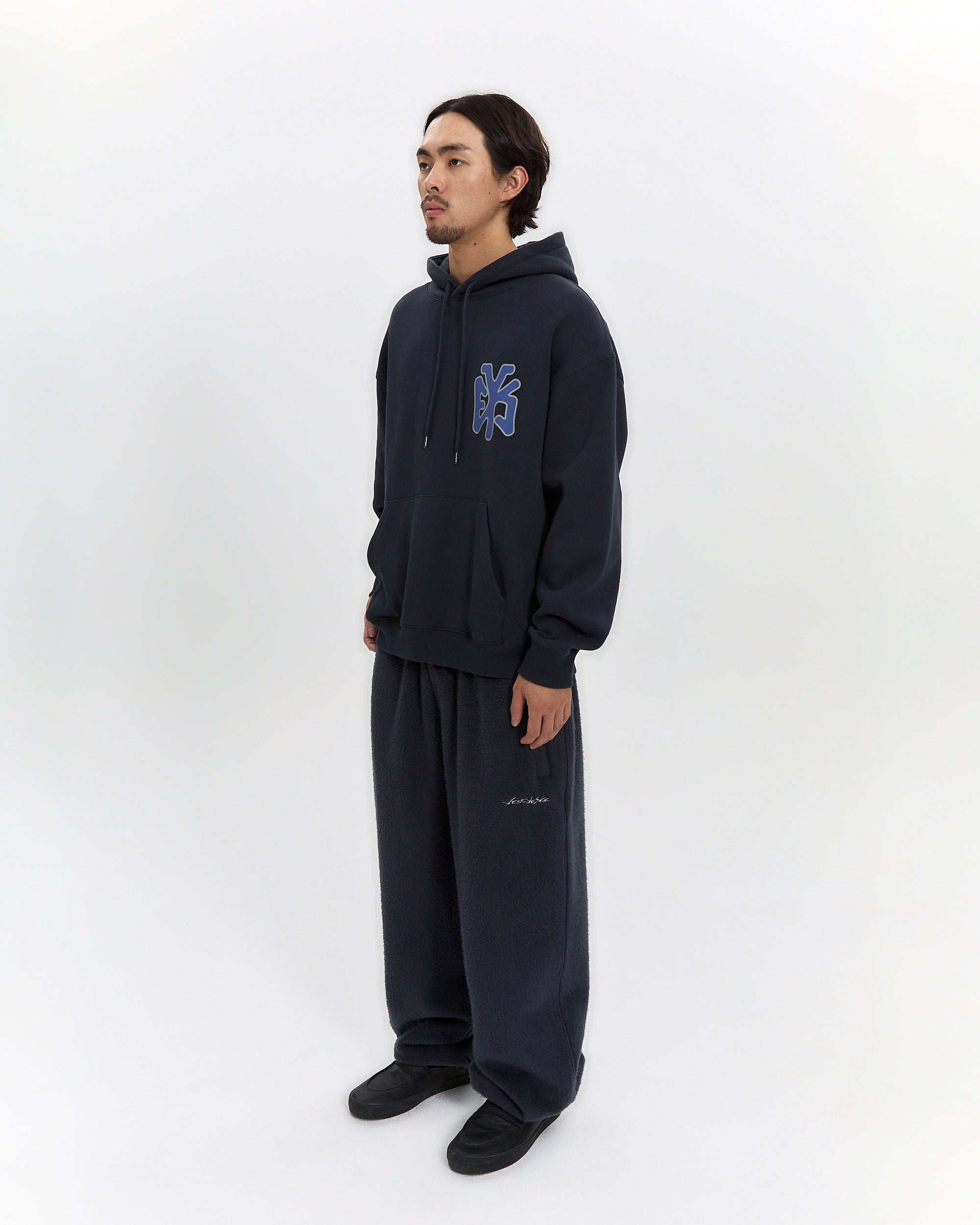yeseyesee - Y.E.S Athlete Logo Hoodie (Charcoal) product image 8 | TRAB K-Fashion Australia