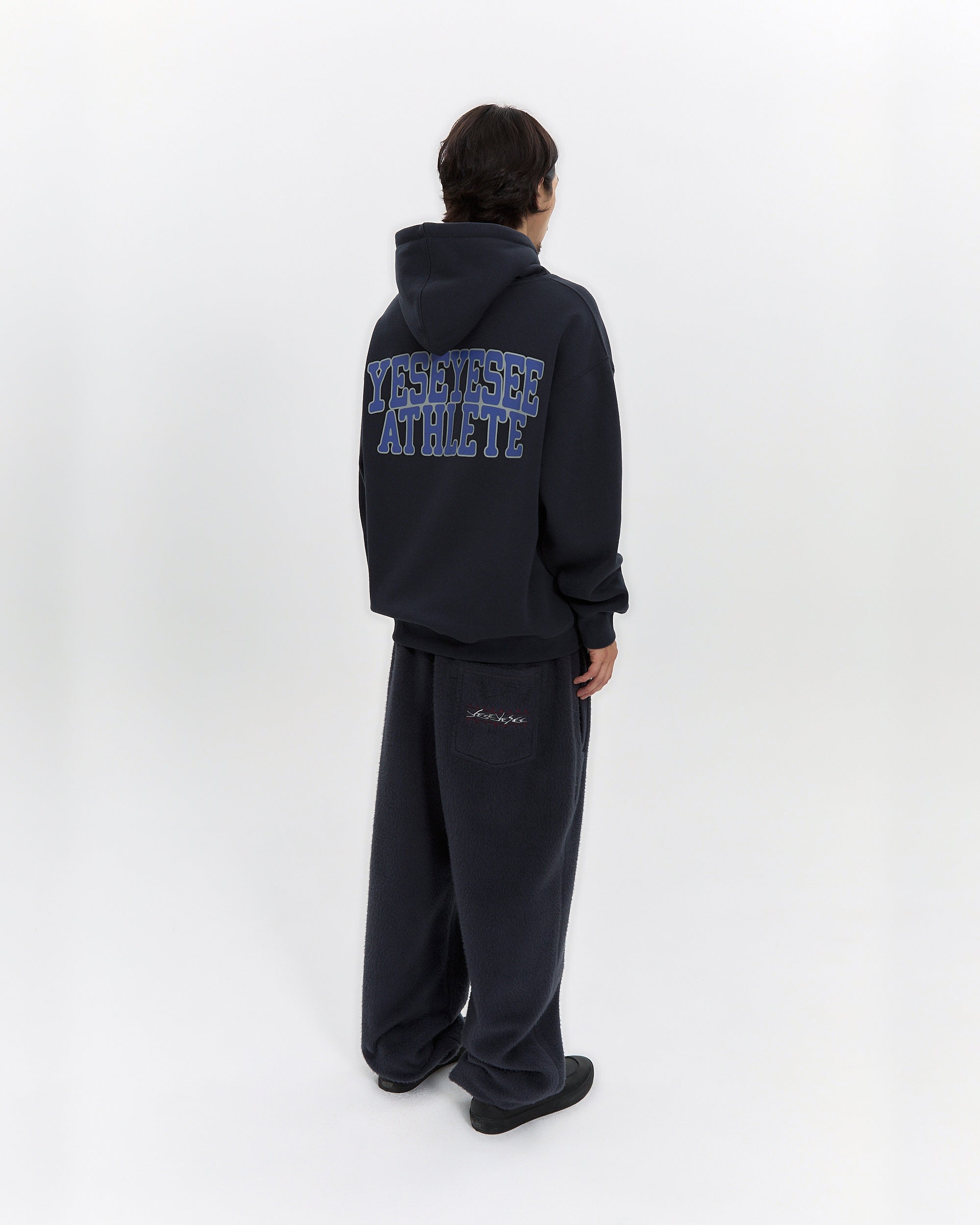 yeseyesee - Y.E.S Athlete Logo Hoodie (Charcoal) product image 9 | TRAB K-Fashion Australia