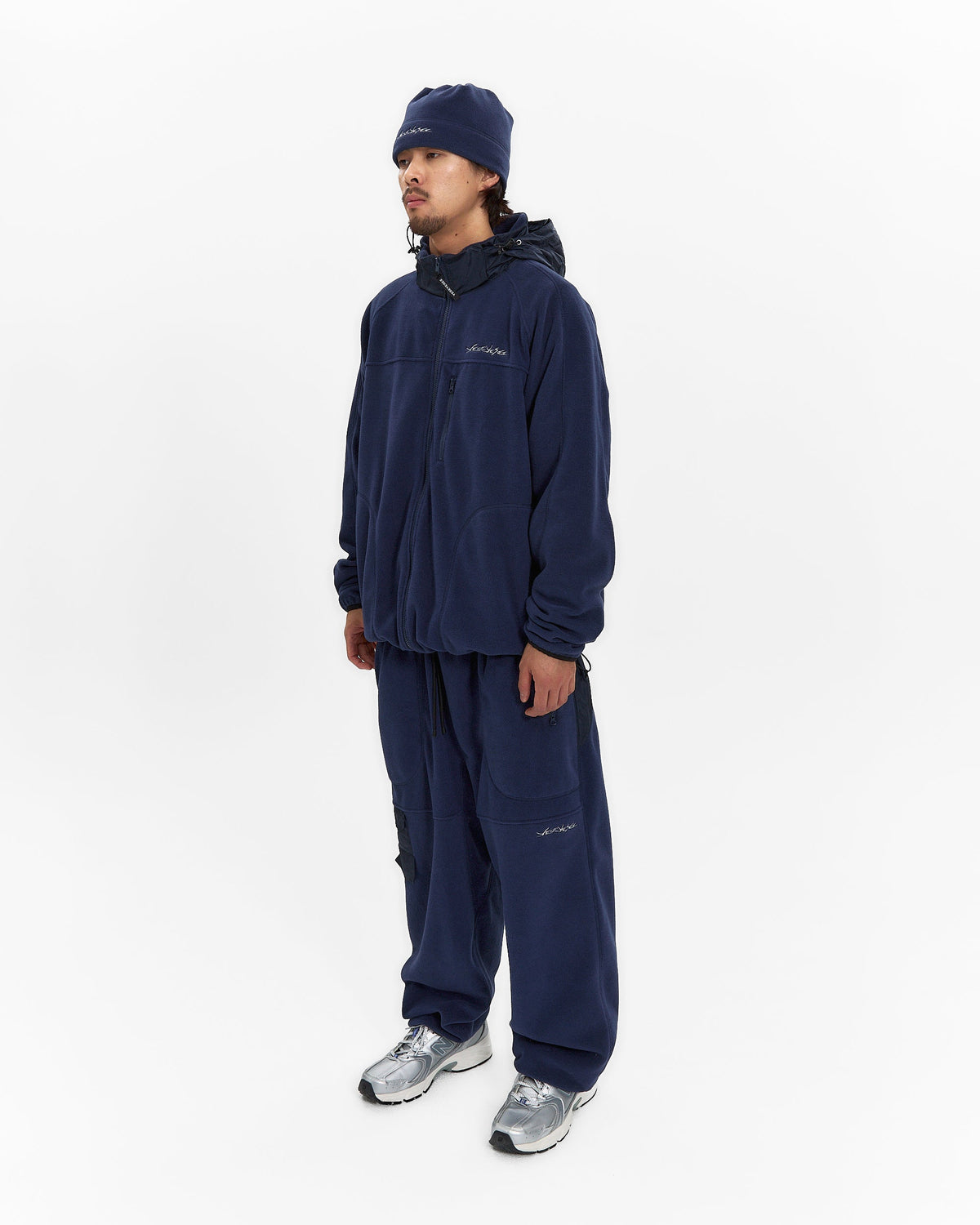 yeseyesee - Y.E.S Fleece Full Zip Jacket (Navy) product image 11 | TRAB K-Fashion Australia