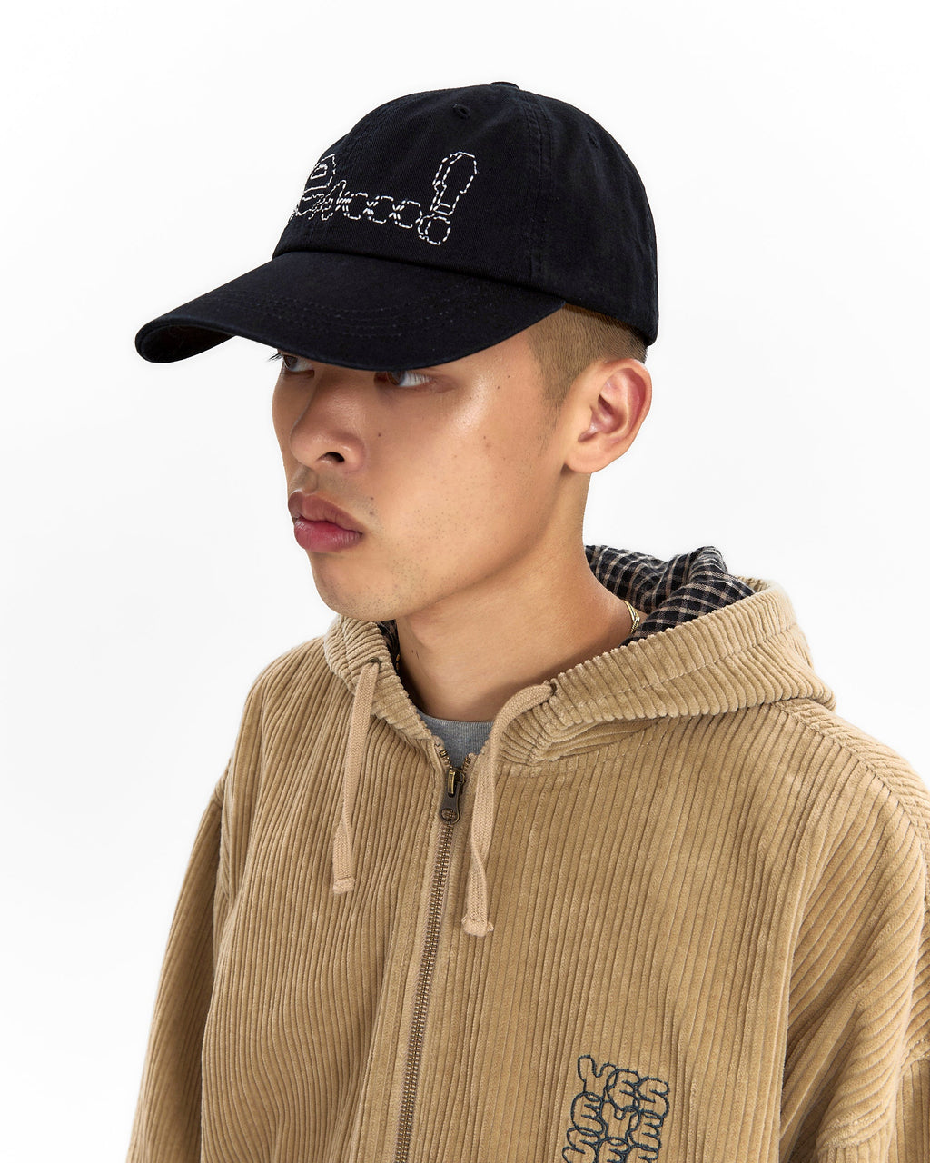 yeseyesee - Y.E.S Dotted Logo Cap (Black) product image 5 | TRAB K-Fashion Australia