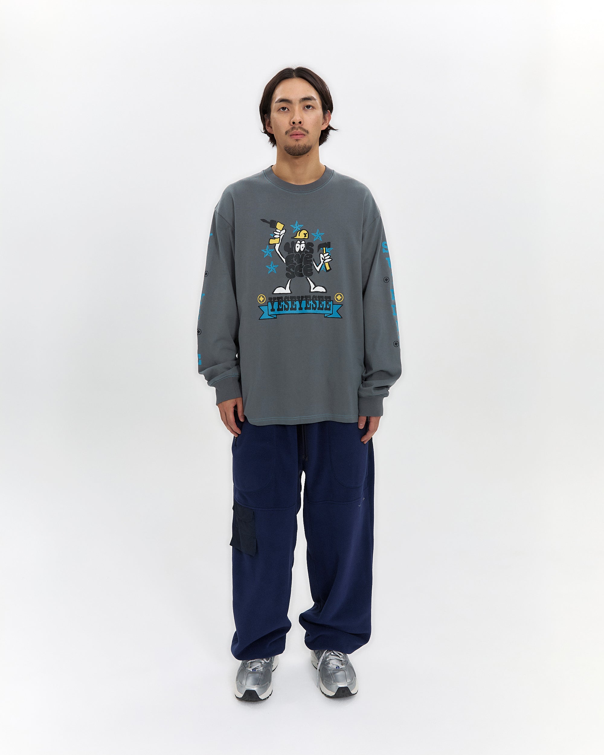 yeseyesee - Y.E.S Supplies L/S (Dark Grey) product image 7 | TRAB K-Fashion Australia