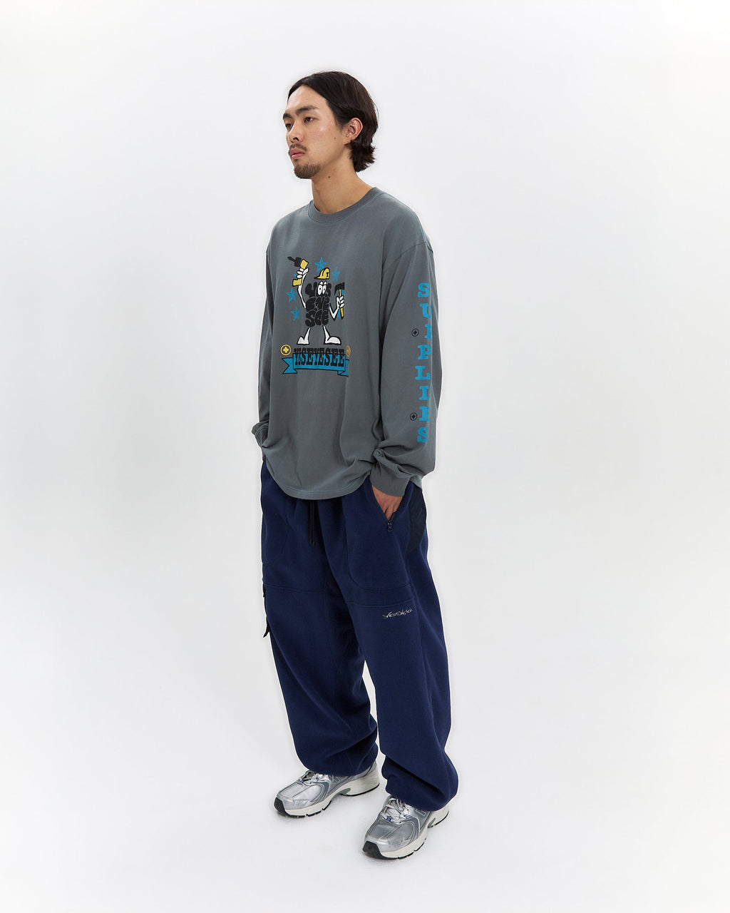 yeseyesee - Y.E.S Supplies L/S (Dark Grey) product image 8 | TRAB K-Fashion Australia