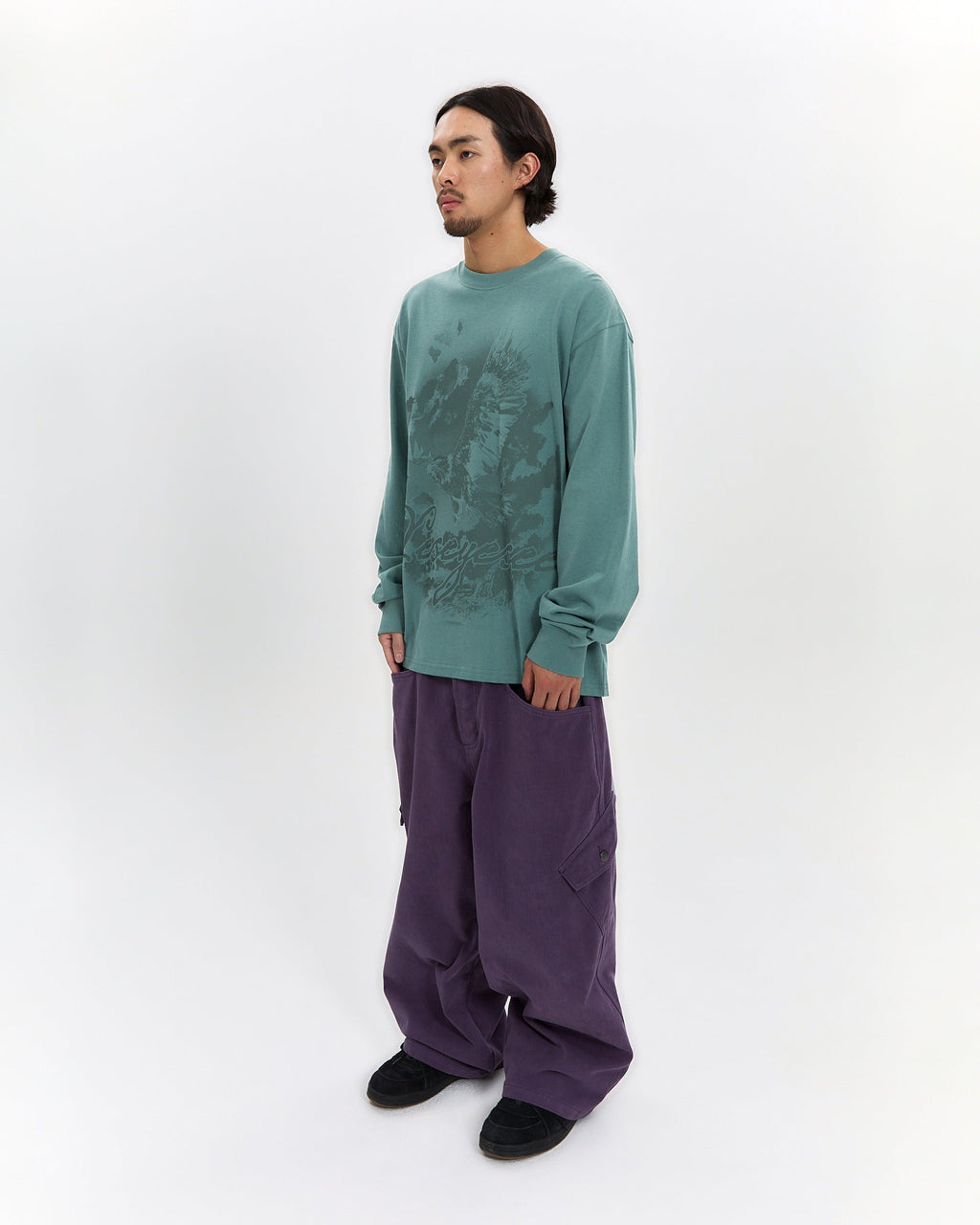 yeseyesee - Flying Eagle L/S (Teal) product image 6 | TRAB K-Fashion Australia