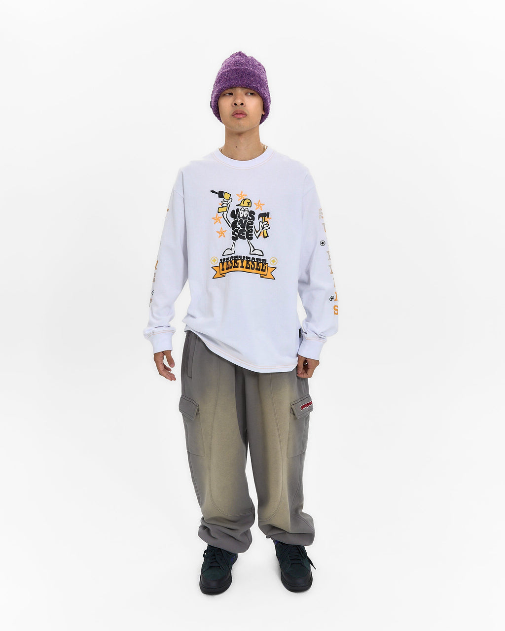 yeseyesee - Y.E.S Pocket Washed Sweatpants (Dark Grey) product image 7 | TRAB K-Fashion Australia