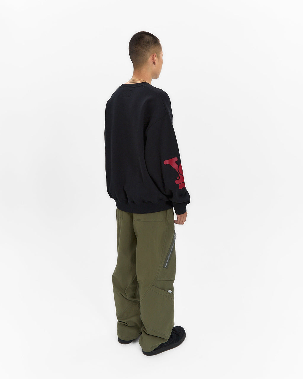 yeseyesee - Y.E.S Sporting Club Sweatshirt (Black) product image 9 | TRAB K-Fashion Australia