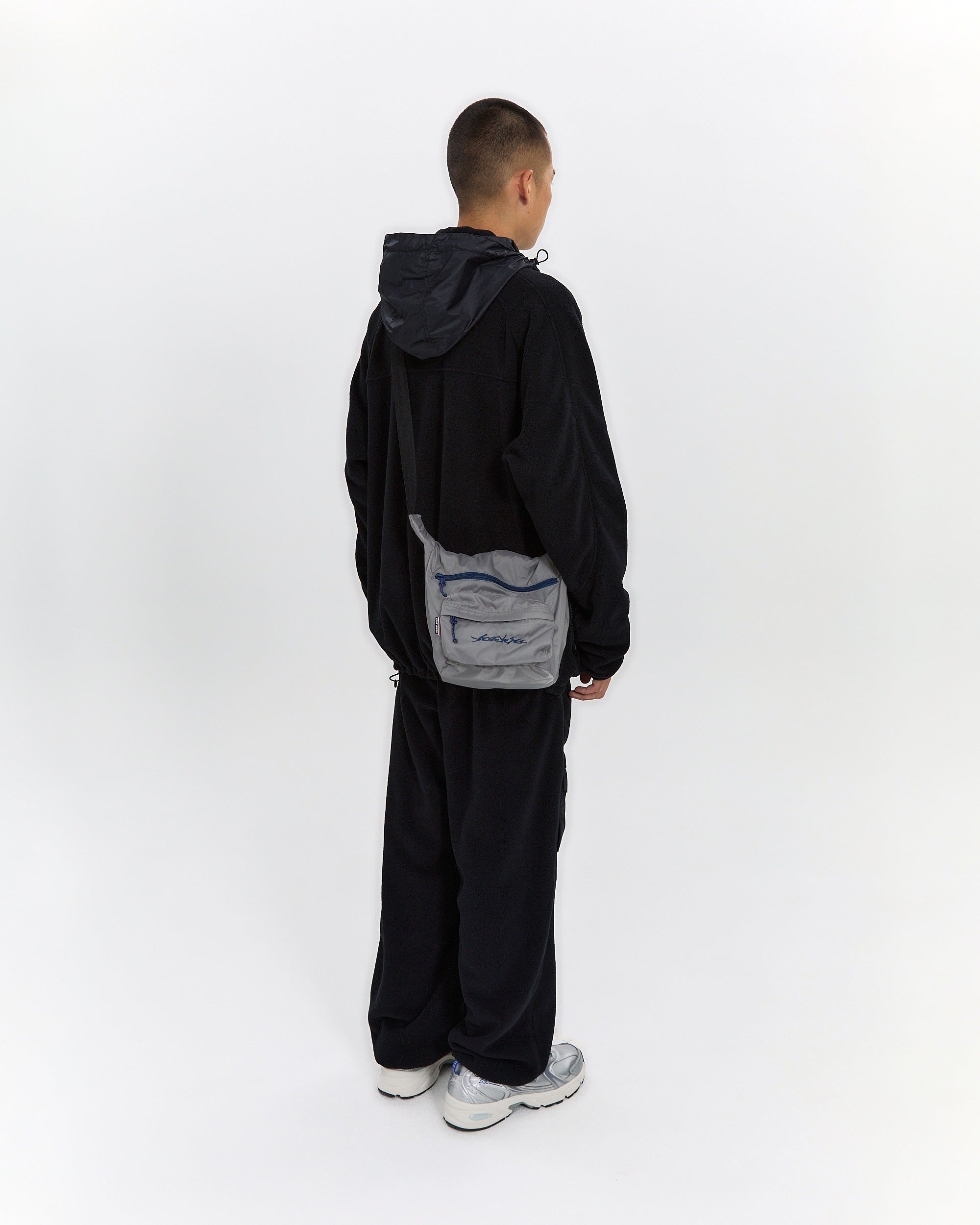 yeseyesee - Y.E.S Roll Top Cross Bag (Grey) product image 11 | TRAB K-Fashion Australia