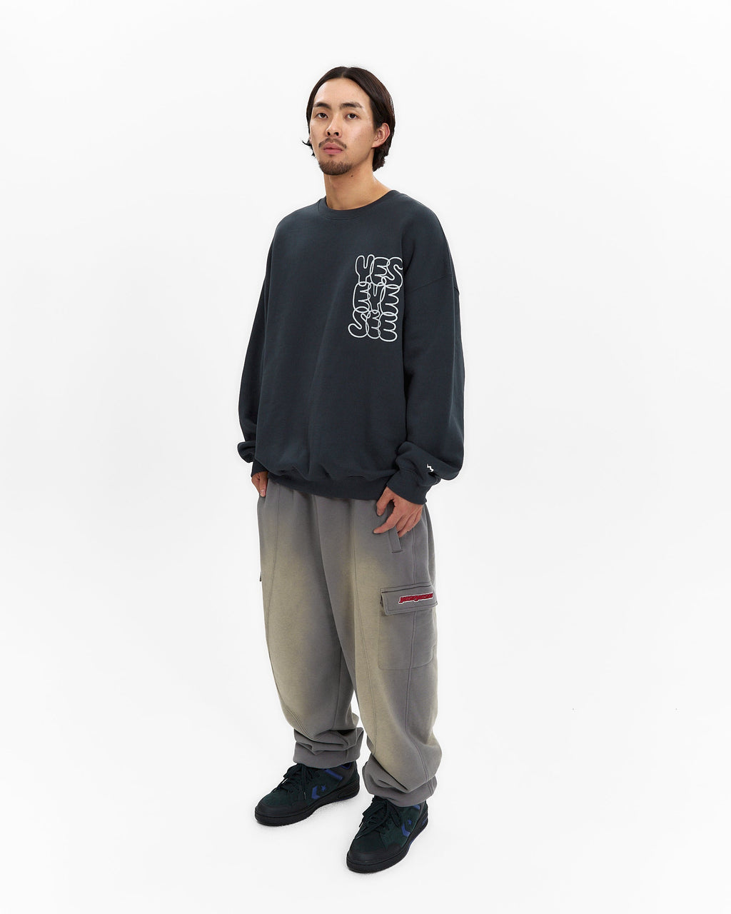 yeseyesee - Y.E.S Pocket Washed Sweatpants (Dark Grey) product image 11 | TRAB K-Fashion Australia