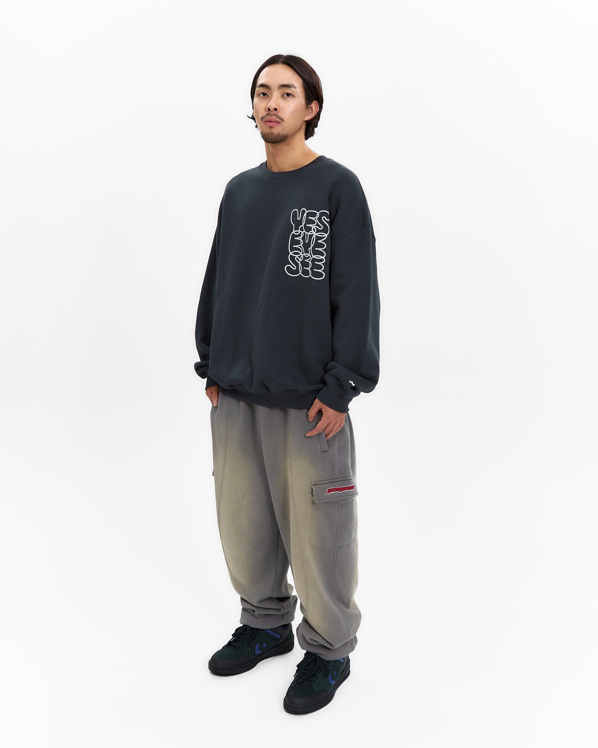 yeseyesee - Y.E.S Pocket Washed Sweatpants (Dark Grey) product image 11 | TRAB K-Fashion Australia