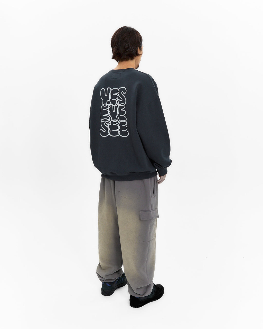 yeseyesee - Y.E.S Pocket Washed Sweatpants (Dark Grey) product image 12 | TRAB K-Fashion Australia