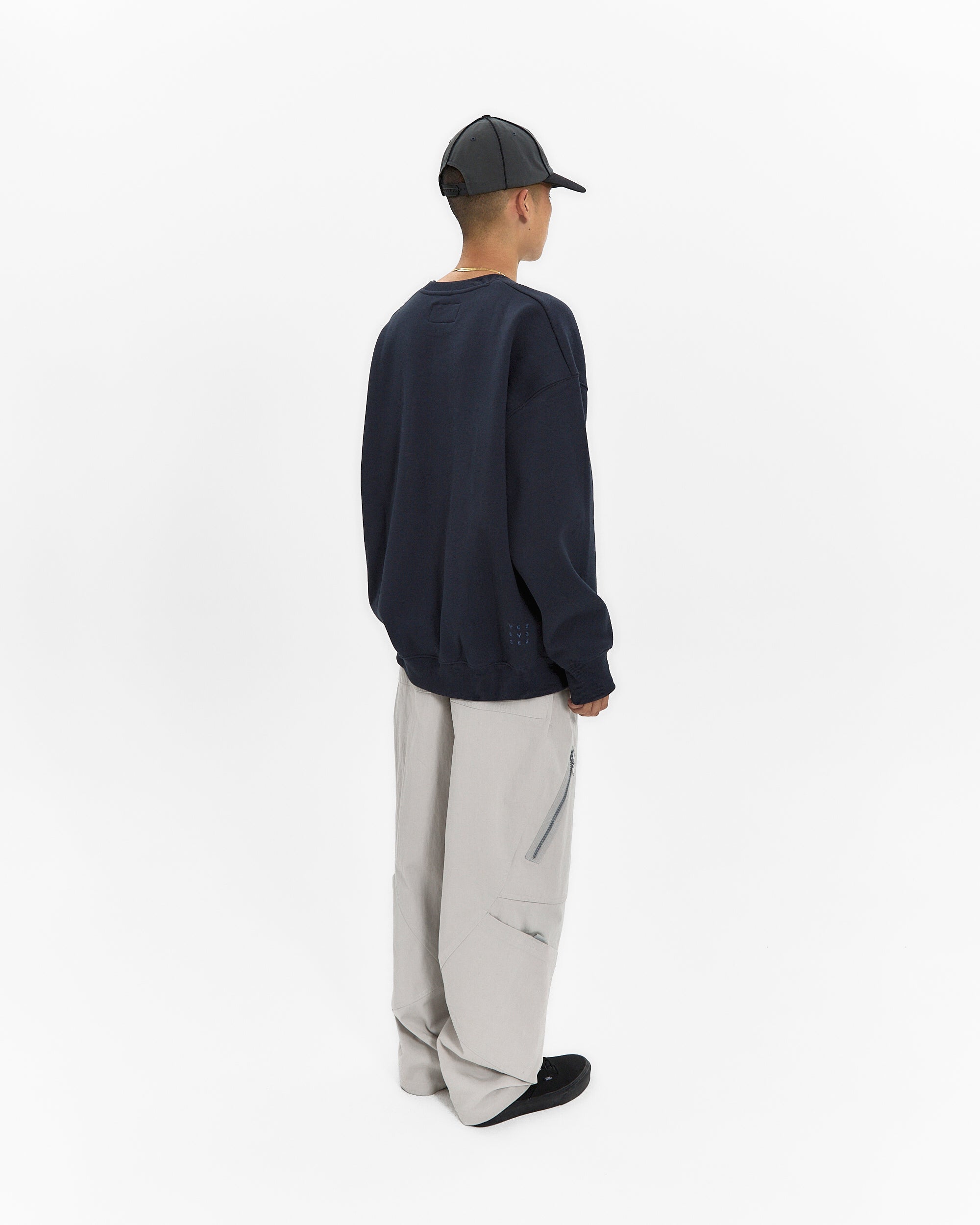 yeseyesee - Paneled Multi Pocket Pants (Light Grey) product image 9 | TRAB K-Fashion Australia