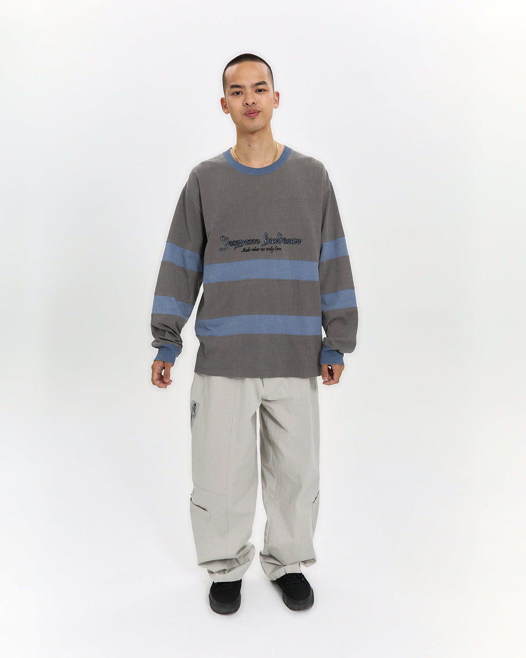 yeseyesee - Pigment Stripe L/S (Brown) product image 7 | TRAB K-Fashion Australia