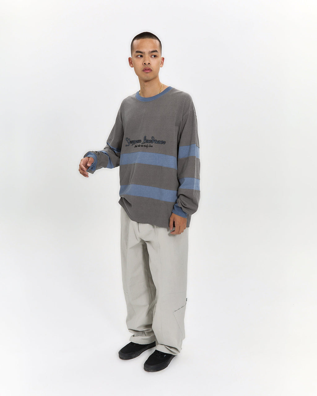 yeseyesee - Pigment Stripe L/S (Brown) product image 8 | TRAB K-Fashion Australia