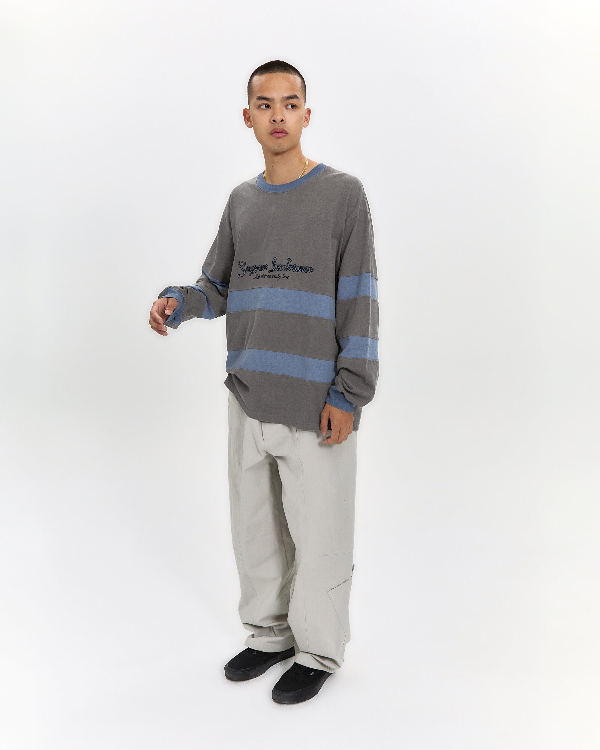 yeseyesee - Pigment Stripe L/S (Brown) product image 8 | TRAB K-Fashion Australia