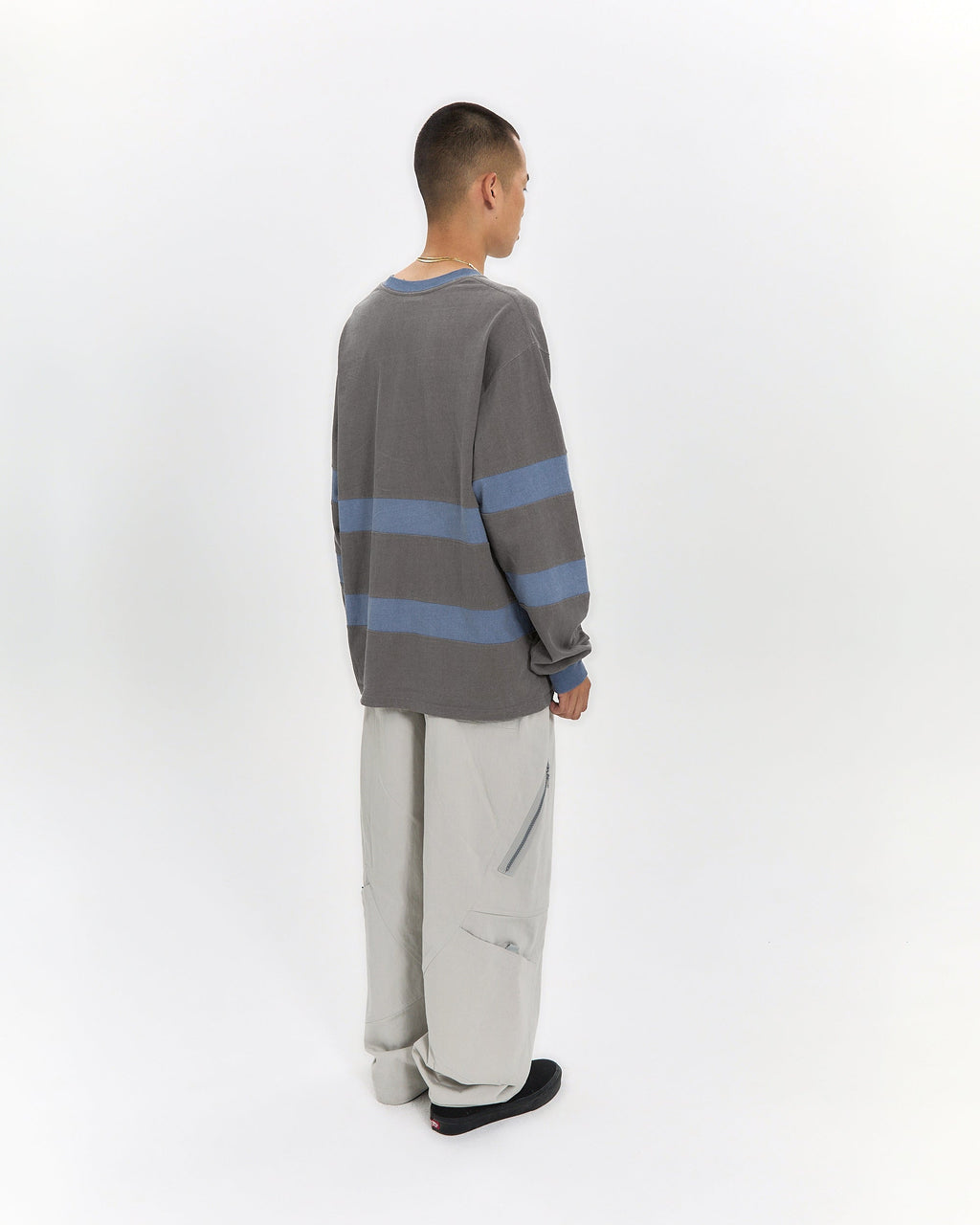 yeseyesee - Pigment Stripe L/S (Brown) product image 9 | TRAB K-Fashion Australia