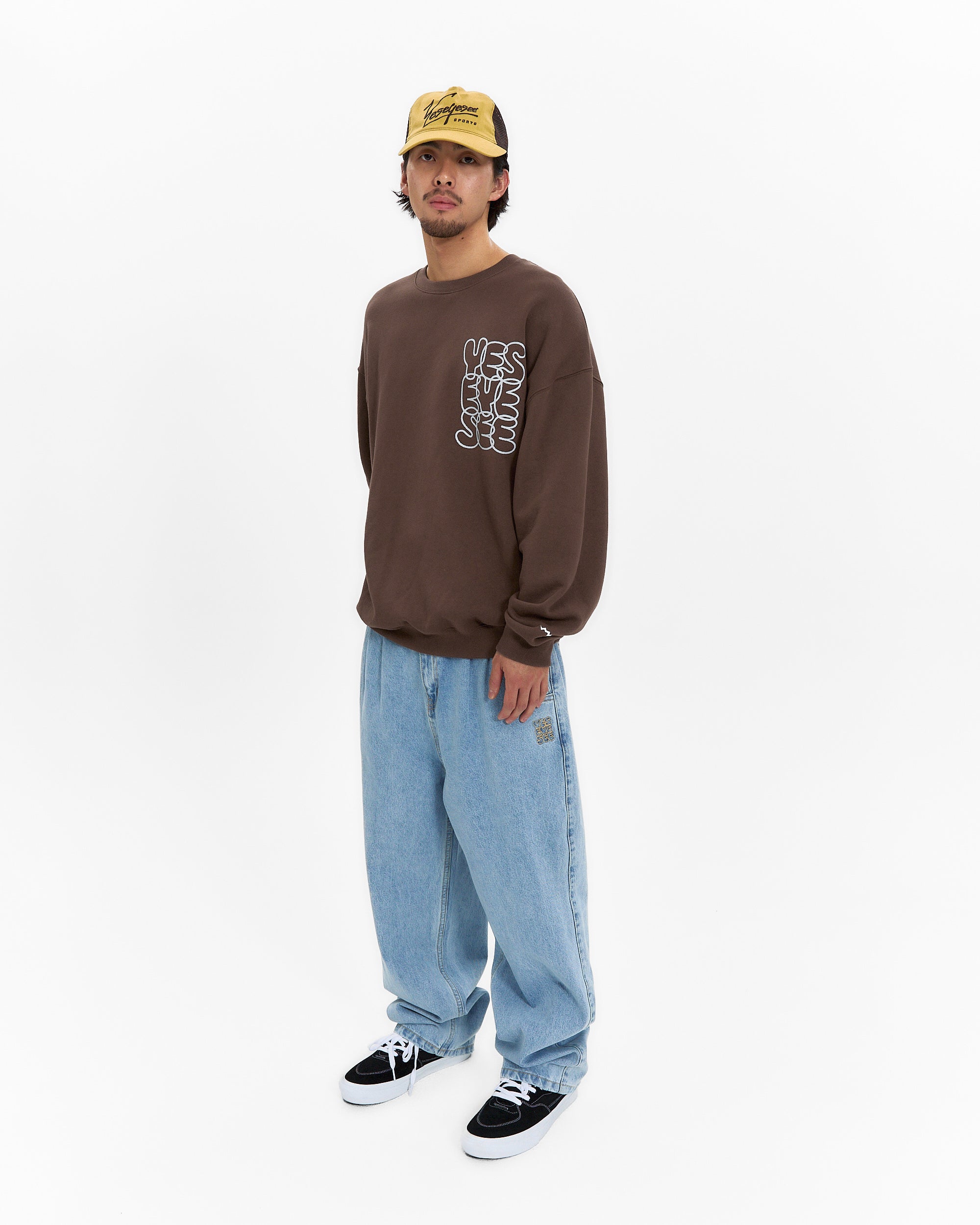 yeseyesee - C-Logo Sweatshirt (Brown) product image 8 | TRAB K-Fashion Australia