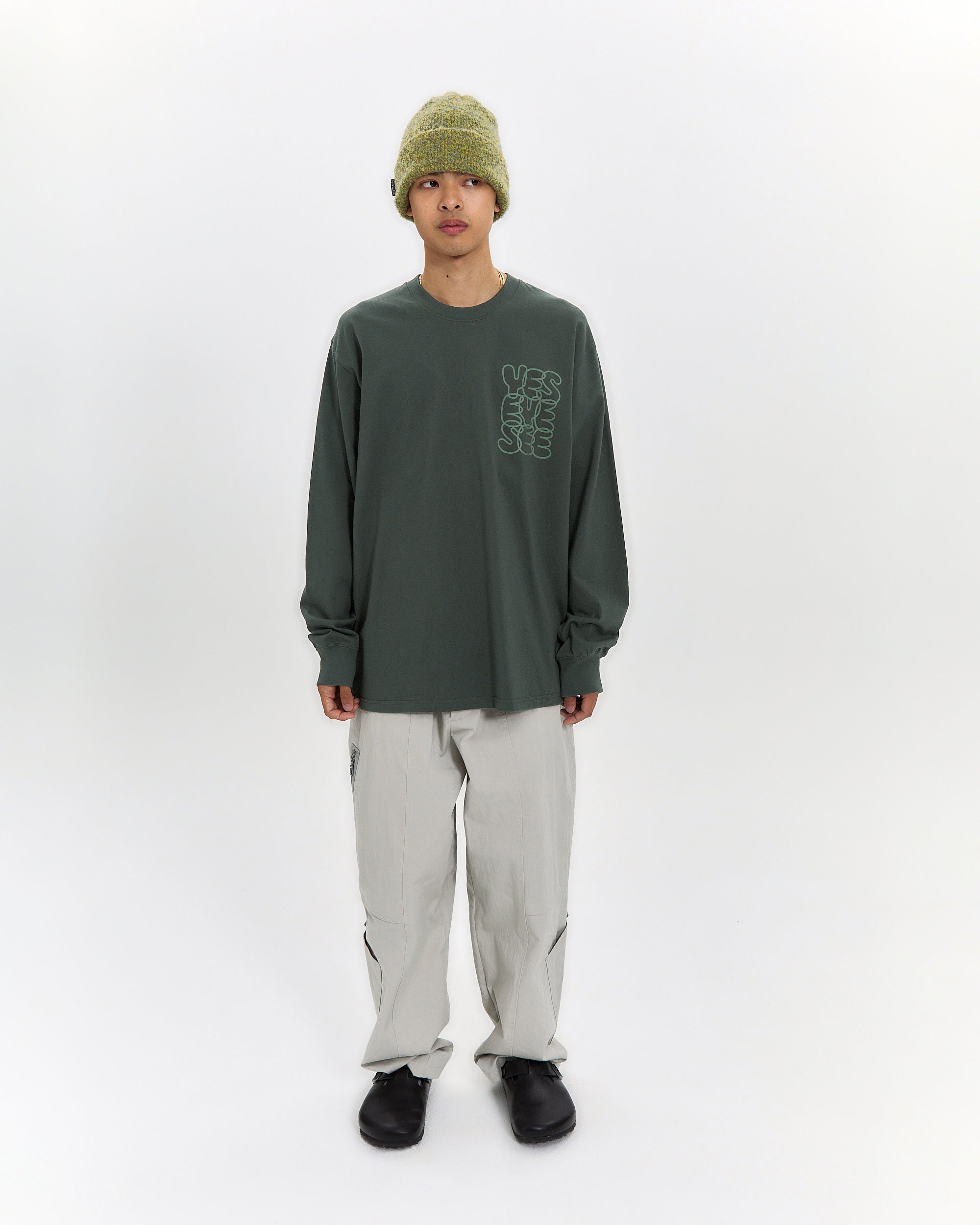 yeseyesee - C-Logo L/S (Khaki) product image 6 | TRAB K-Fashion Australia