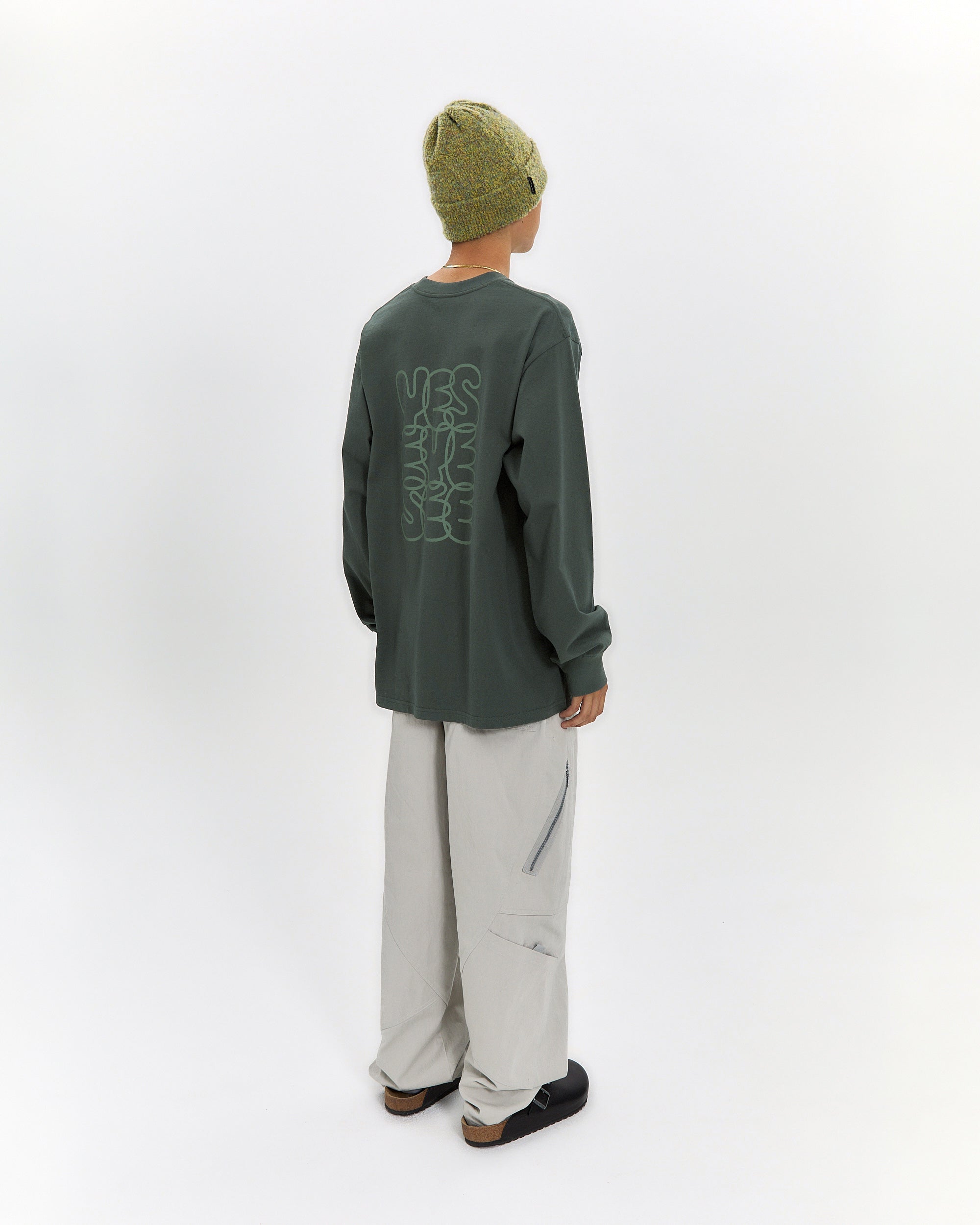yeseyesee - C-Logo L/S (Khaki) product image 8 | TRAB K-Fashion Australia