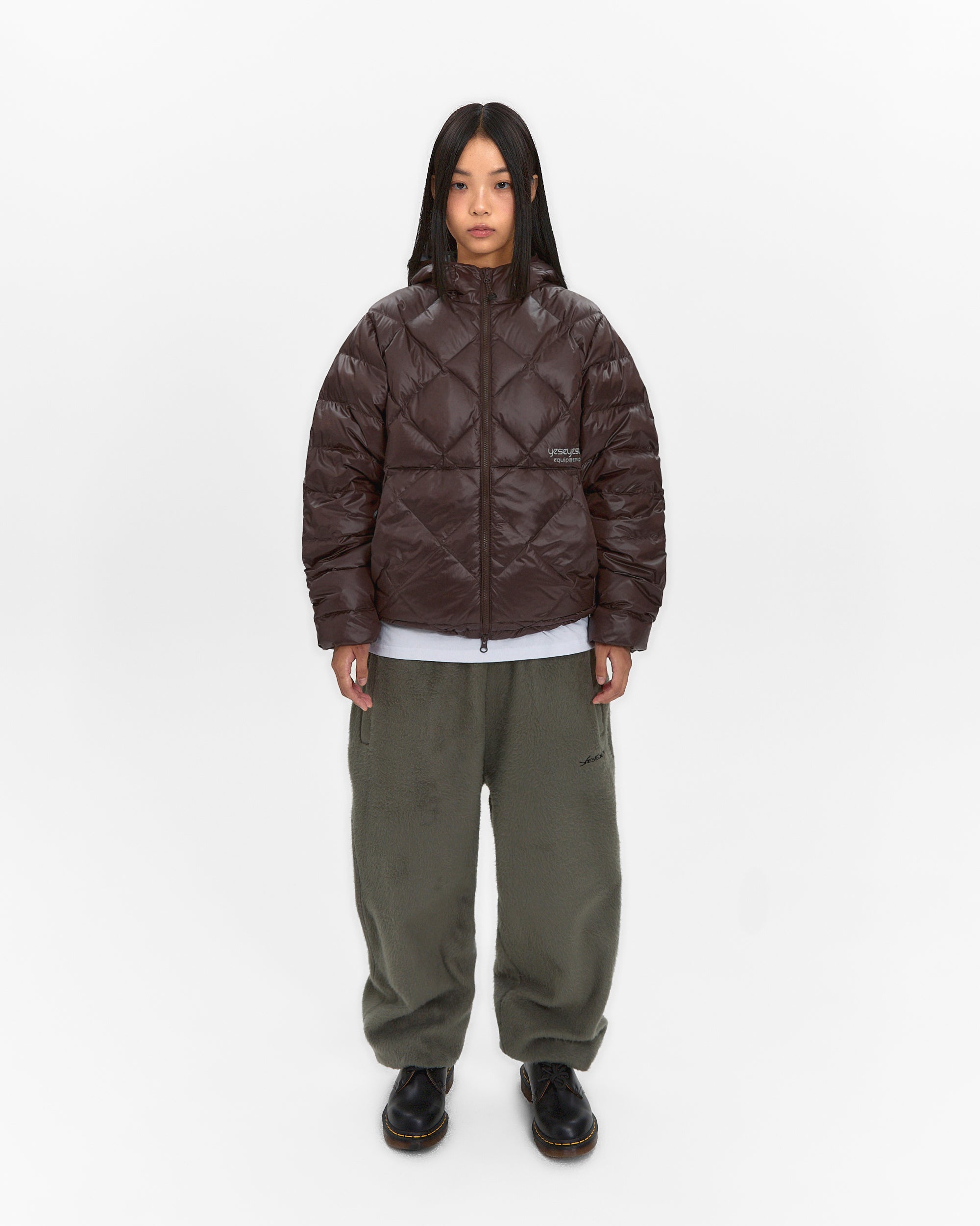 yeseyesee - Wafer Goose Down Jacket (Brown) product image 7 | TRAB K-Fashion Australia