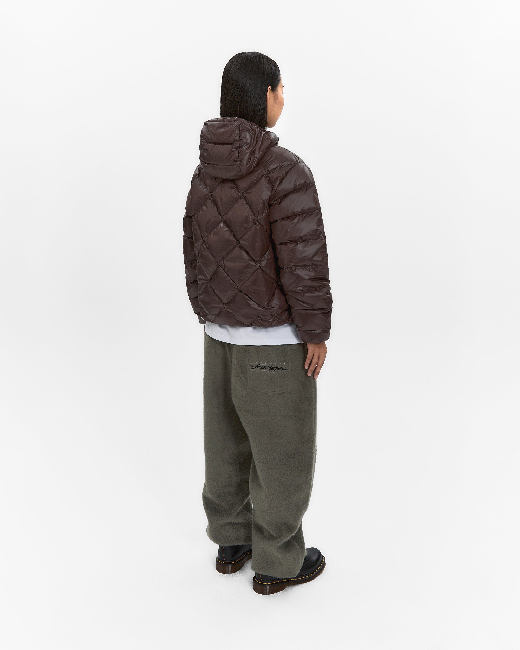 yeseyesee - Wafer Goose Down Jacket (Brown) product image 9 | TRAB K-Fashion Australia