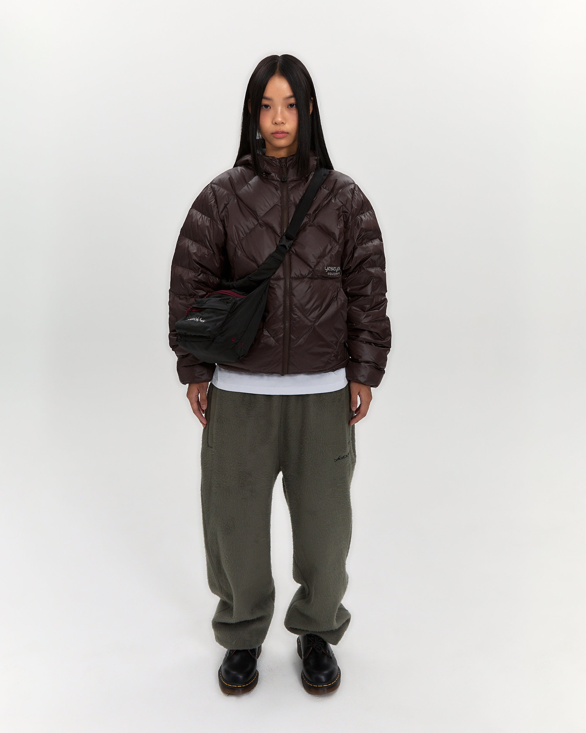 yeseyesee - Y.E.S Roll Top Cross Bag (Black) product image 8 | TRAB K-Fashion Australia
