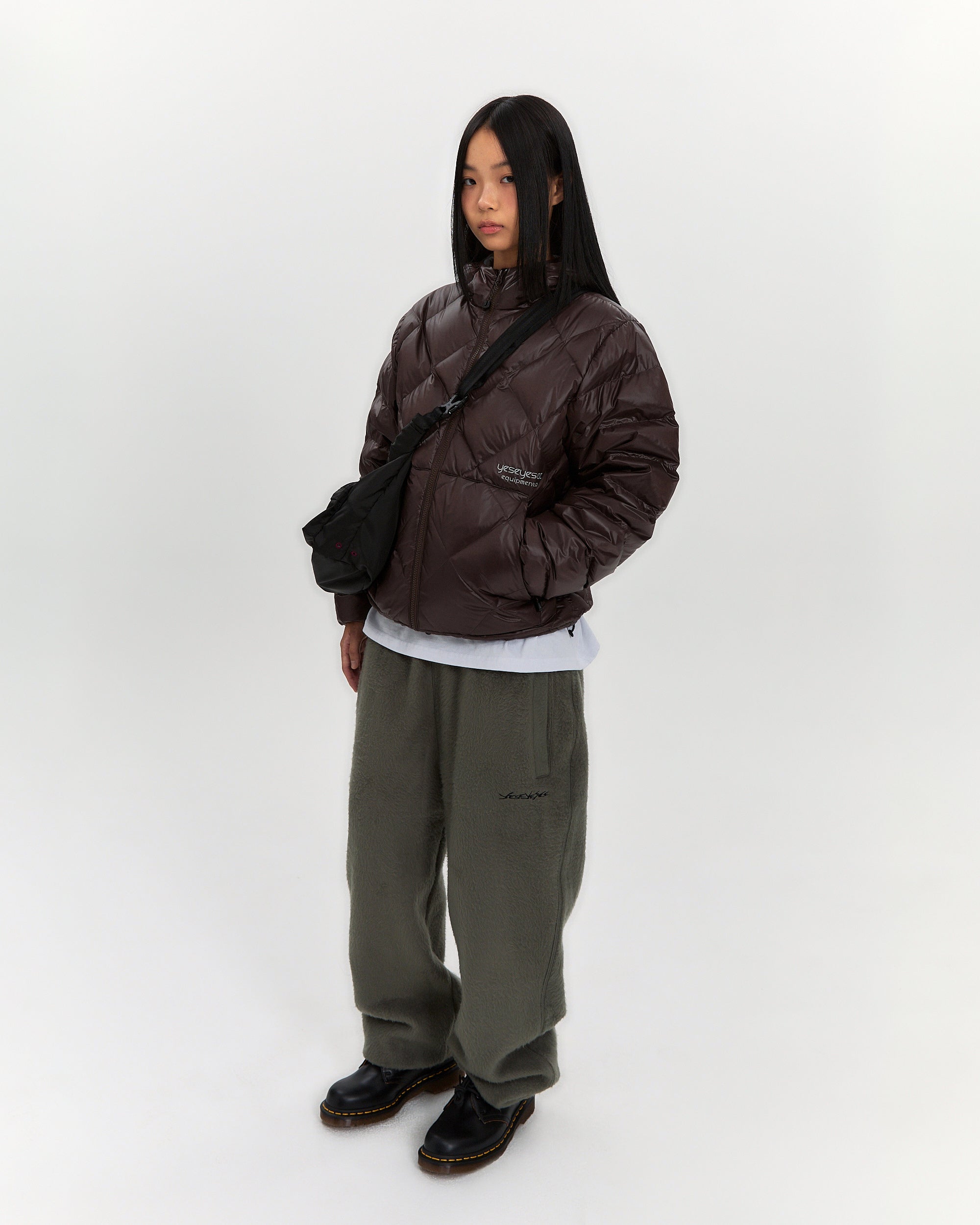 yeseyesee - Y.E.S Roll Top Cross Bag (Black) product image 9 | TRAB K-Fashion Australia