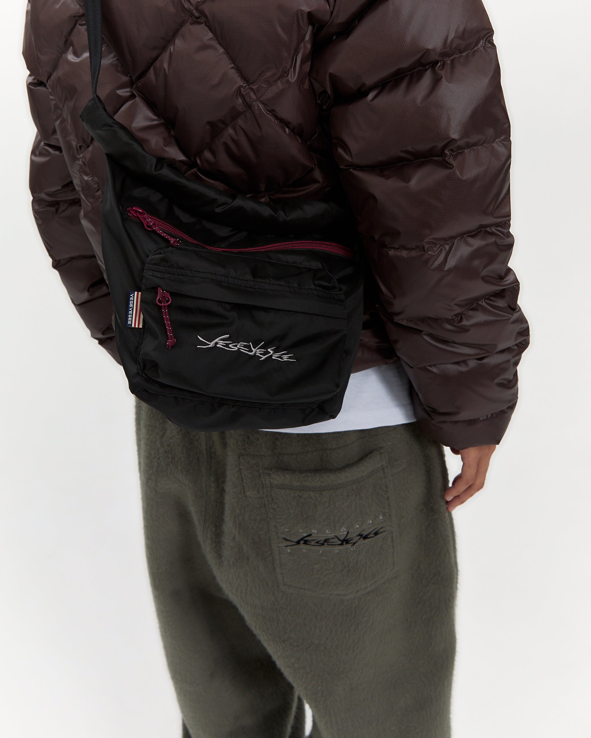 yeseyesee - Y.E.S Roll Top Cross Bag (Black) product image 11 | TRAB K-Fashion Australia