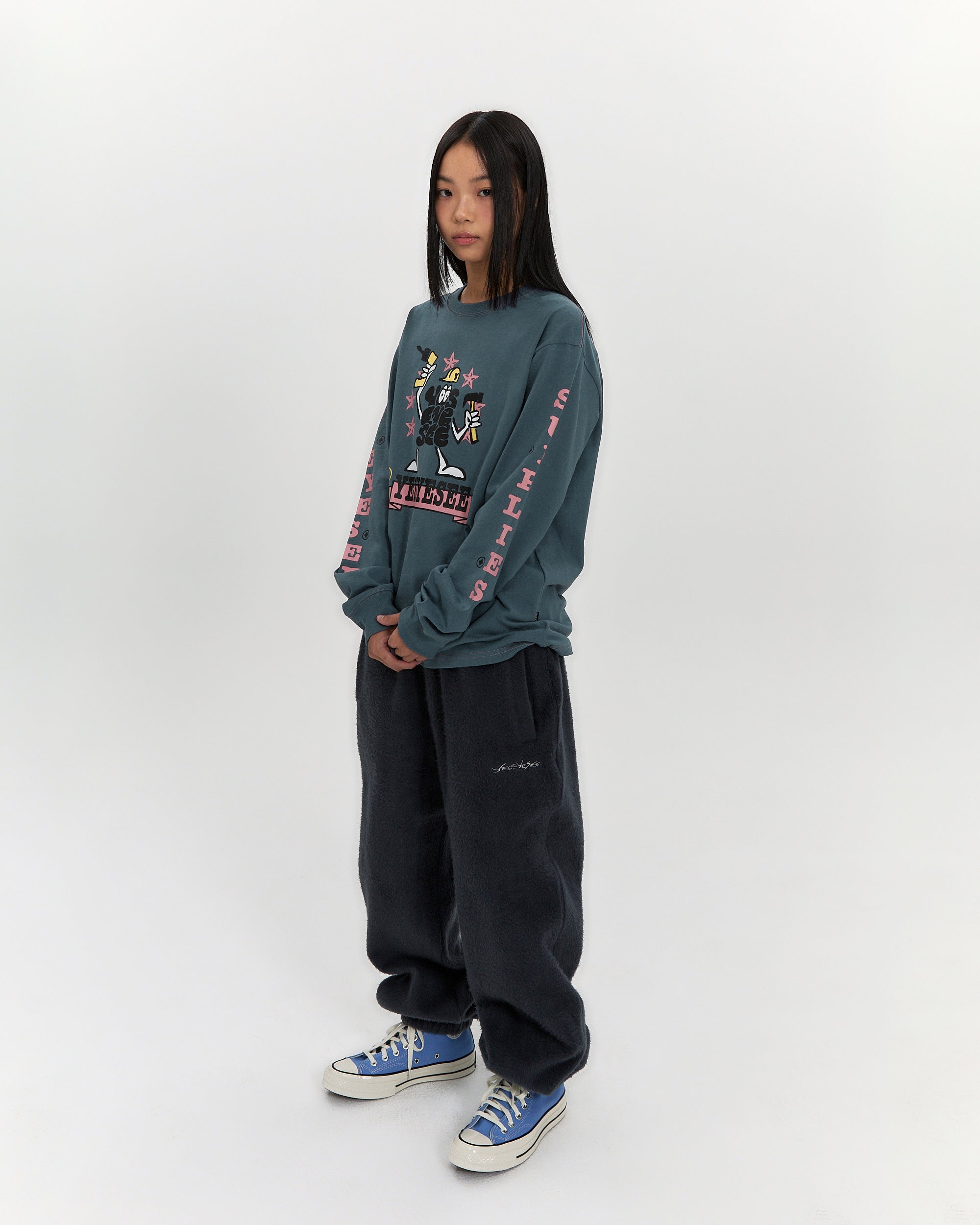 yeseyesee - Y.E.S Supplies L/S (Smoky Blue) product image 8 | TRAB K-Fashion Australia