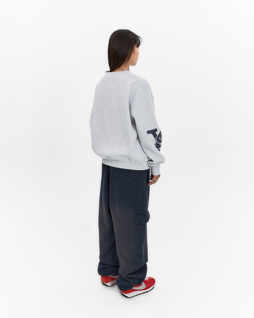 yeseyesee - Y.E.S Sporting Club Sweatshirt (Light Grey) product image 9 | TRAB K-Fashion Australia