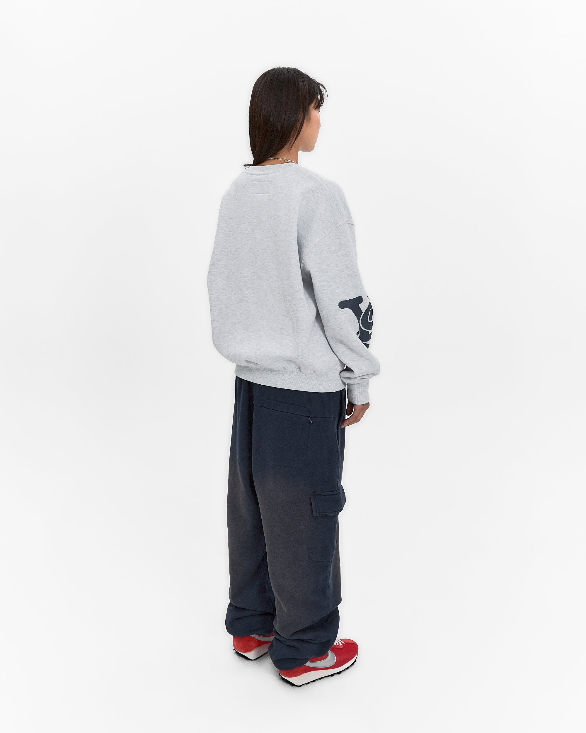 yeseyesee - Y.E.S Sporting Club Sweatshirt (Light Grey) product image 9 | TRAB K-Fashion Australia