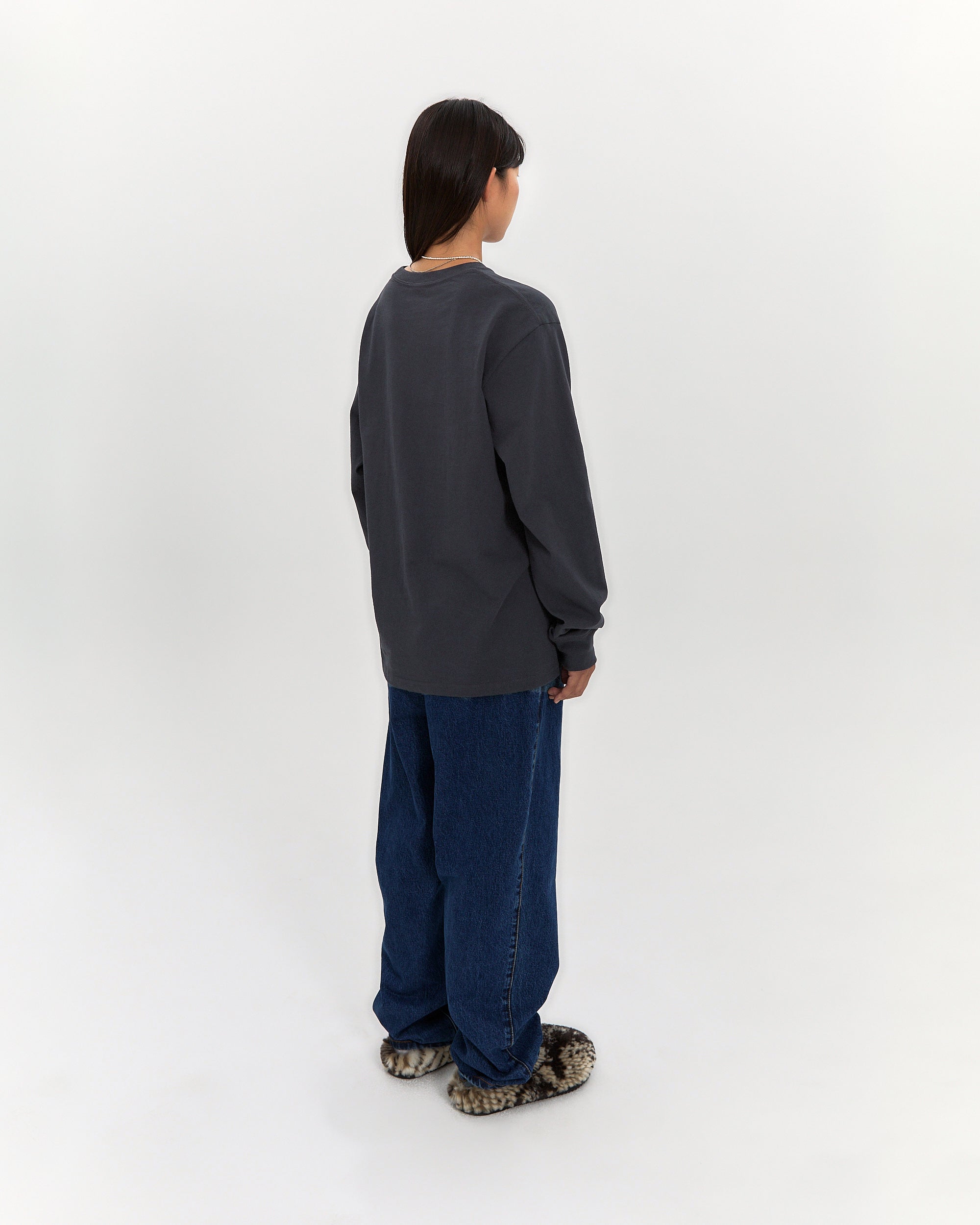 yeseyesee - Two Tucked Denim Pants (Indigo) product image 9 | TRAB K-Fashion Australia