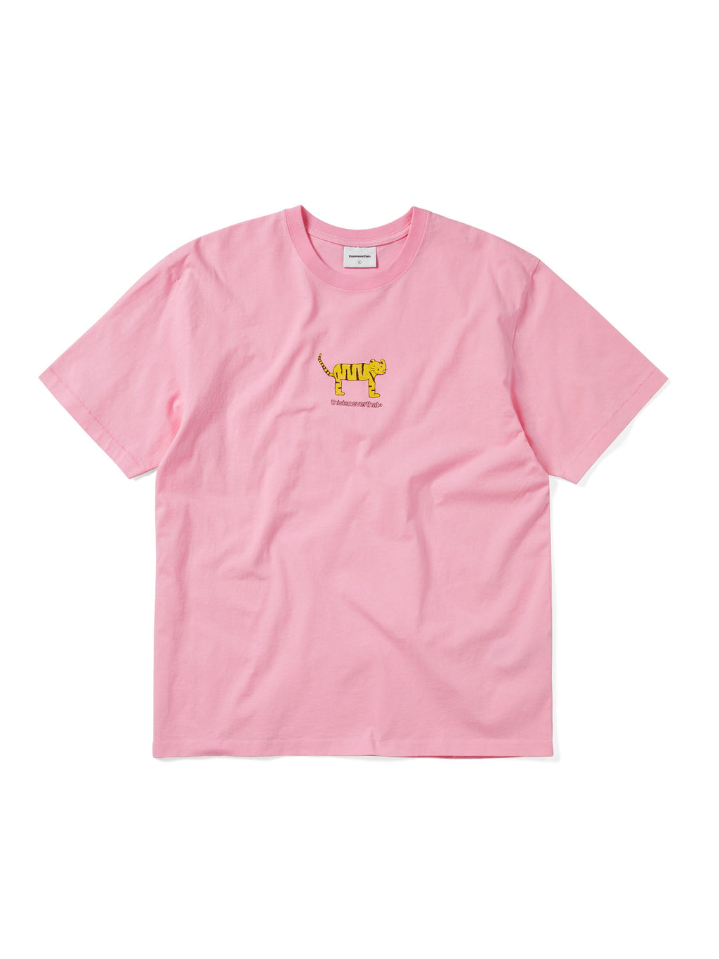 thisisneverthat - Yellow Cat Tee (Pink) product image 1 | TRAB K-Fashion Australia