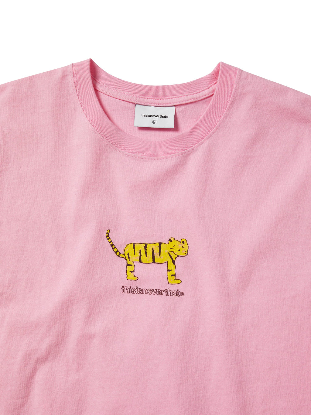 thisisneverthat - Yellow Cat Tee (Pink) product image 2 | TRAB K-Fashion Australia