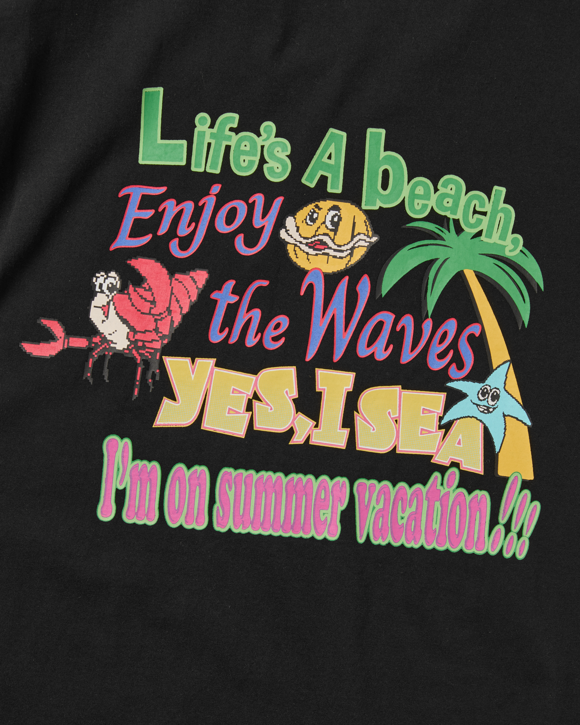 yeseyesee - Yes I Sea Tee (Black) product image 6 | TRAB K-Fashion Australia