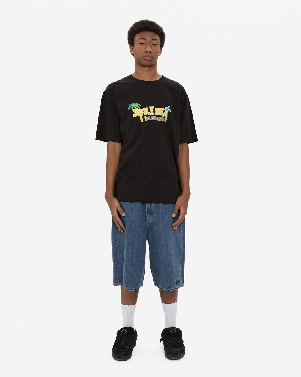 yeseyesee - Yes I Sea Tee (Black) product image 7 | TRAB K-Fashion Australia