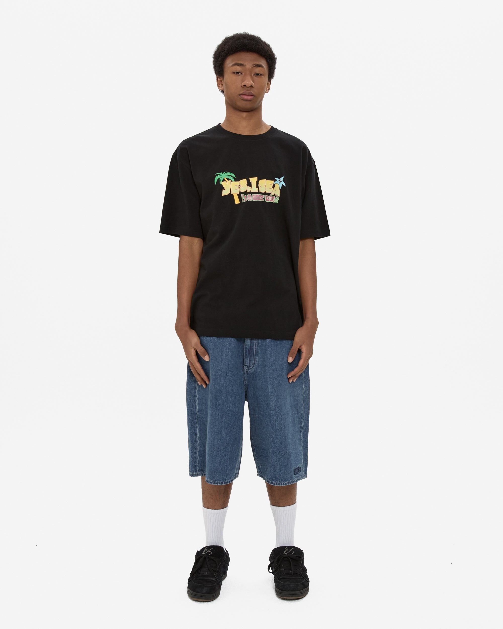 yeseyesee - Yes I Sea Tee (Black) product image 7 | TRAB K-Fashion Australia