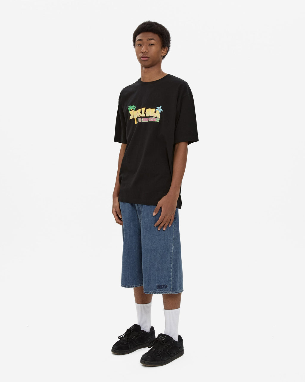 yeseyesee - Yes I Sea Tee (Black) product image 8 | TRAB K-Fashion Australia