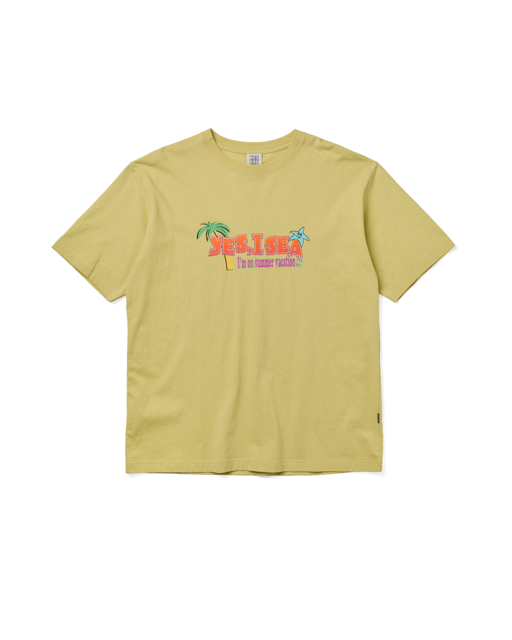 yeseyesee - Yes I Sea Tee (Light Mustard) product image 1 | TRAB K-Fashion Australia