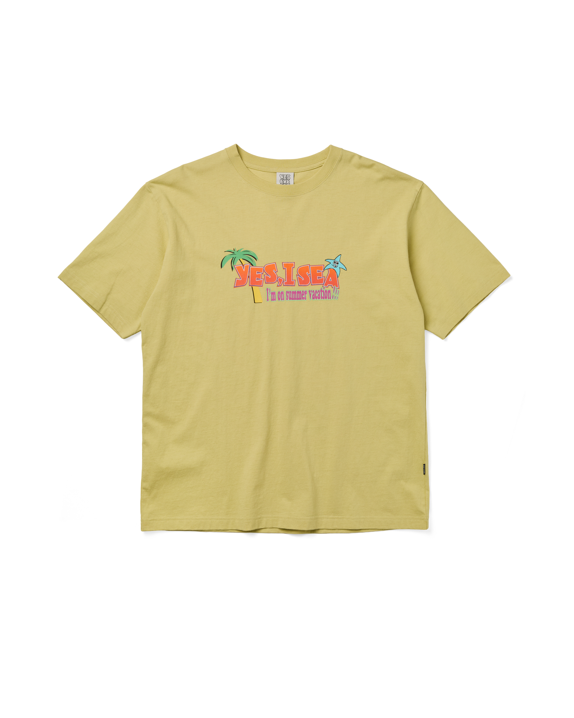 yeseyesee - Yes I Sea Tee (Light Mustard) product image 1 | TRAB K-Fashion Australia