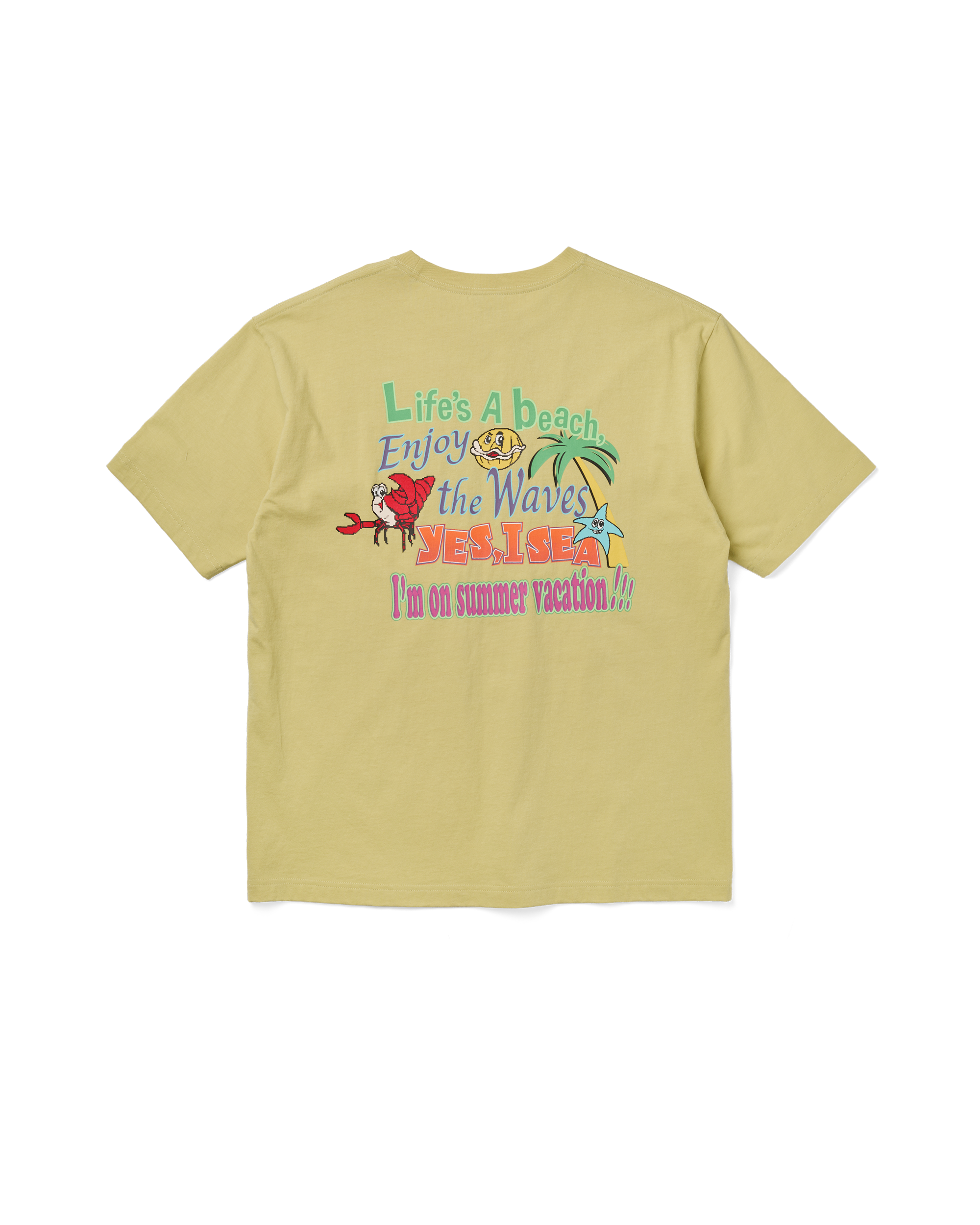 yeseyesee - Yes I Sea Tee (Light Mustard) product image 2 | TRAB K-Fashion Australia