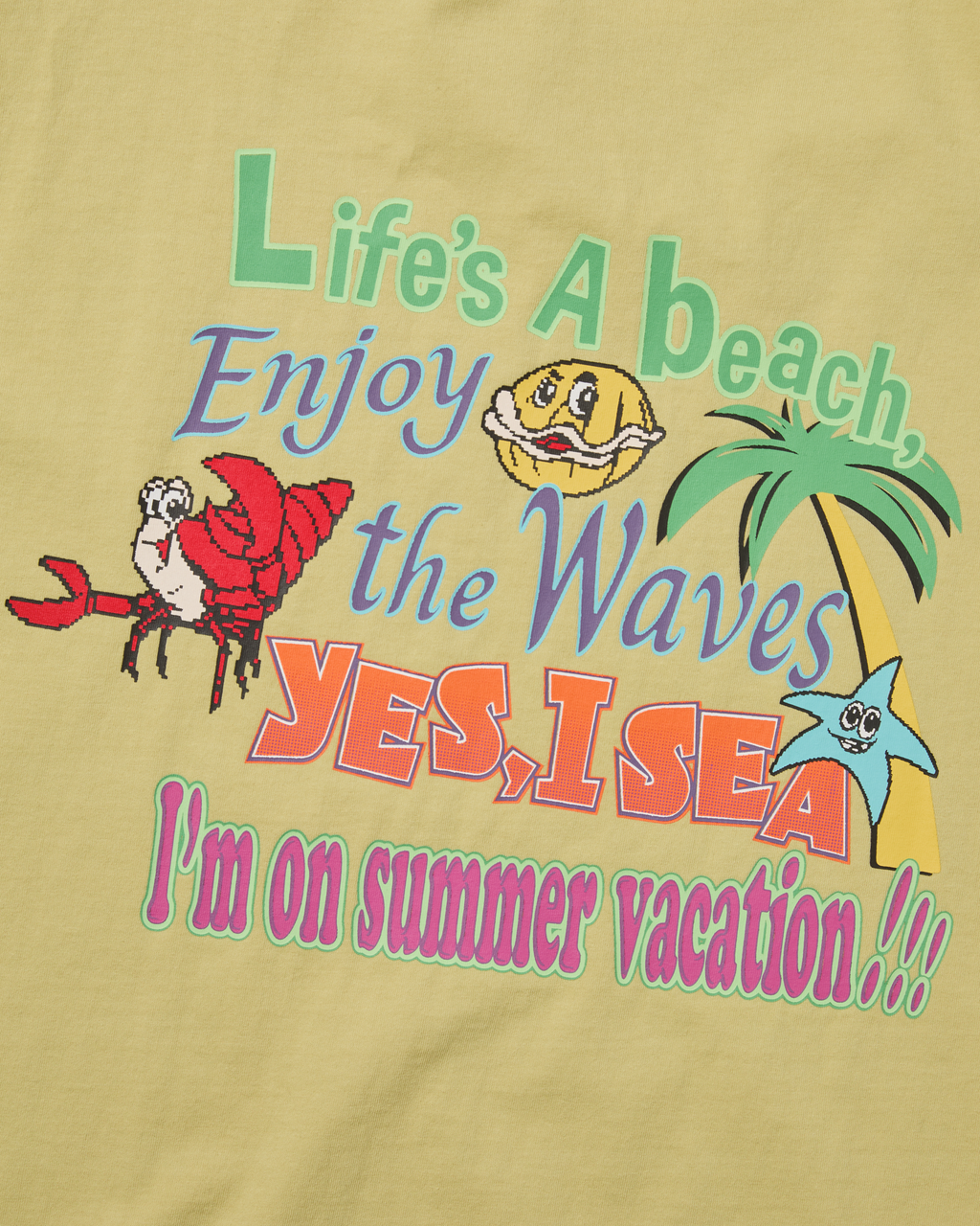yeseyesee - Yes I Sea Tee (Light Mustard) product image 6 | TRAB K-Fashion Australia
