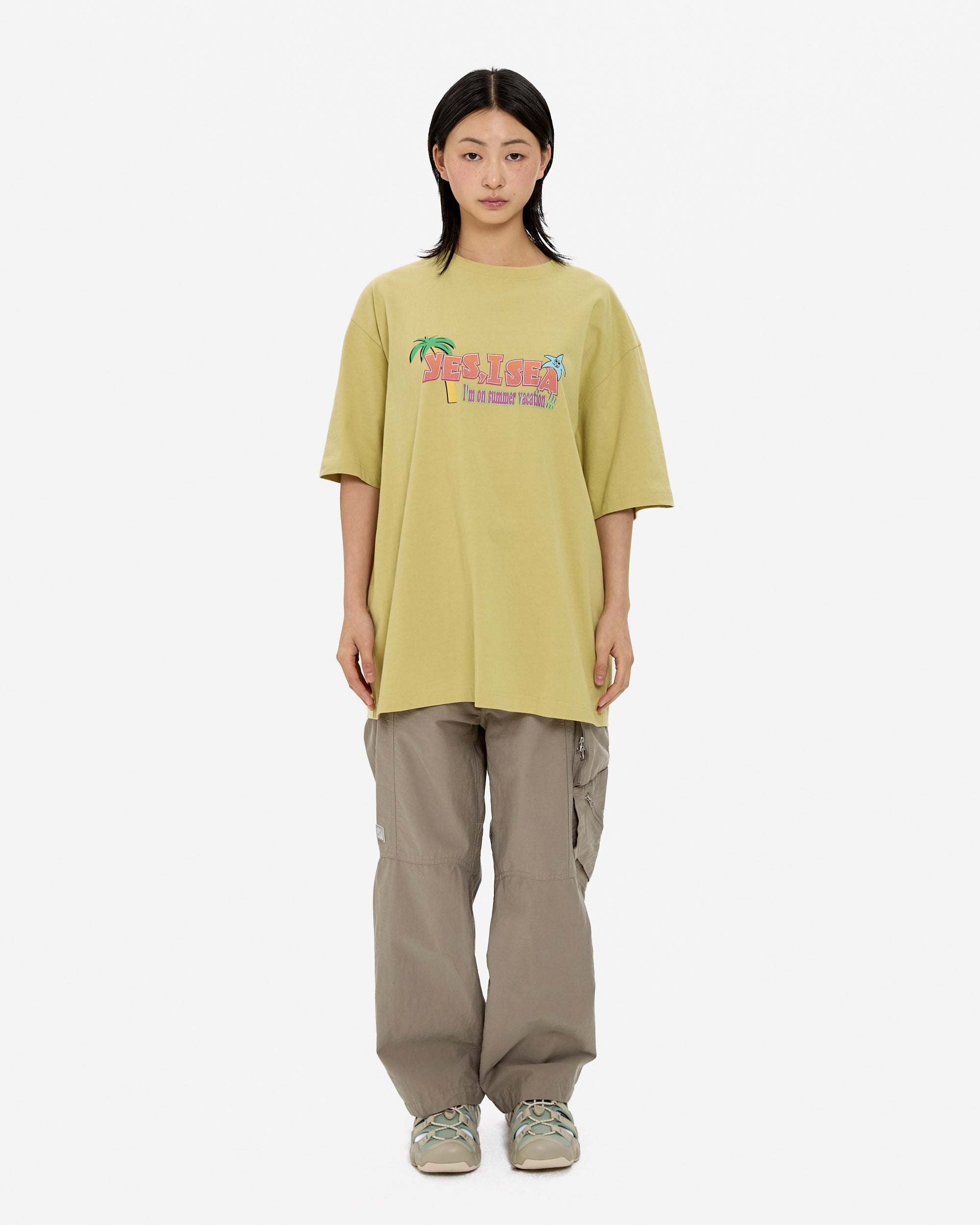 yeseyesee - Yes I Sea Tee (Light Mustard) product image 7 | TRAB K-Fashion Australia