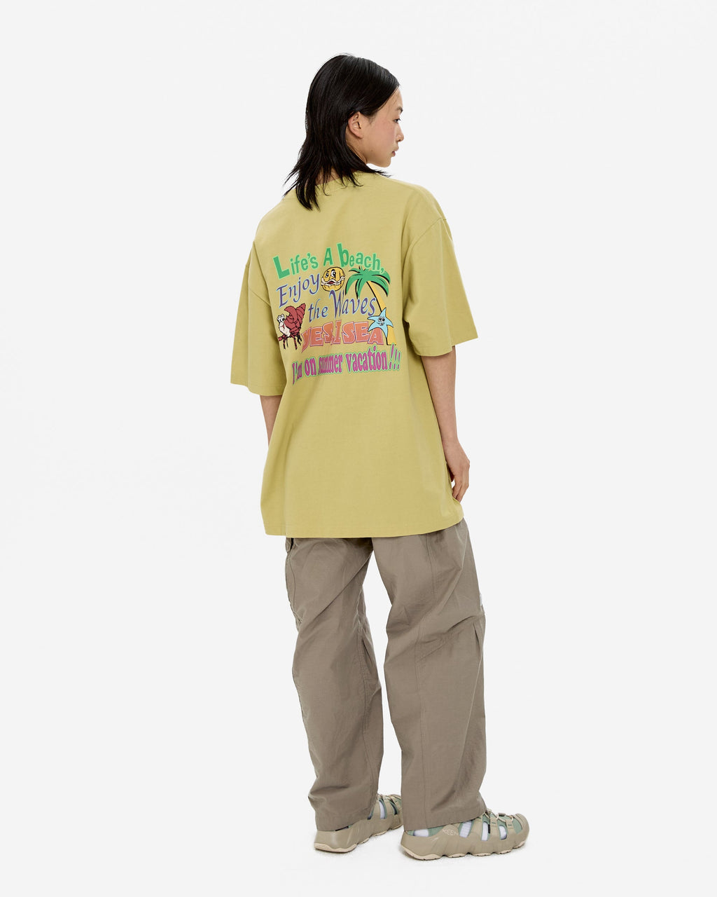 yeseyesee - Yes I Sea Tee (Light Mustard) product image 9 | TRAB K-Fashion Australia