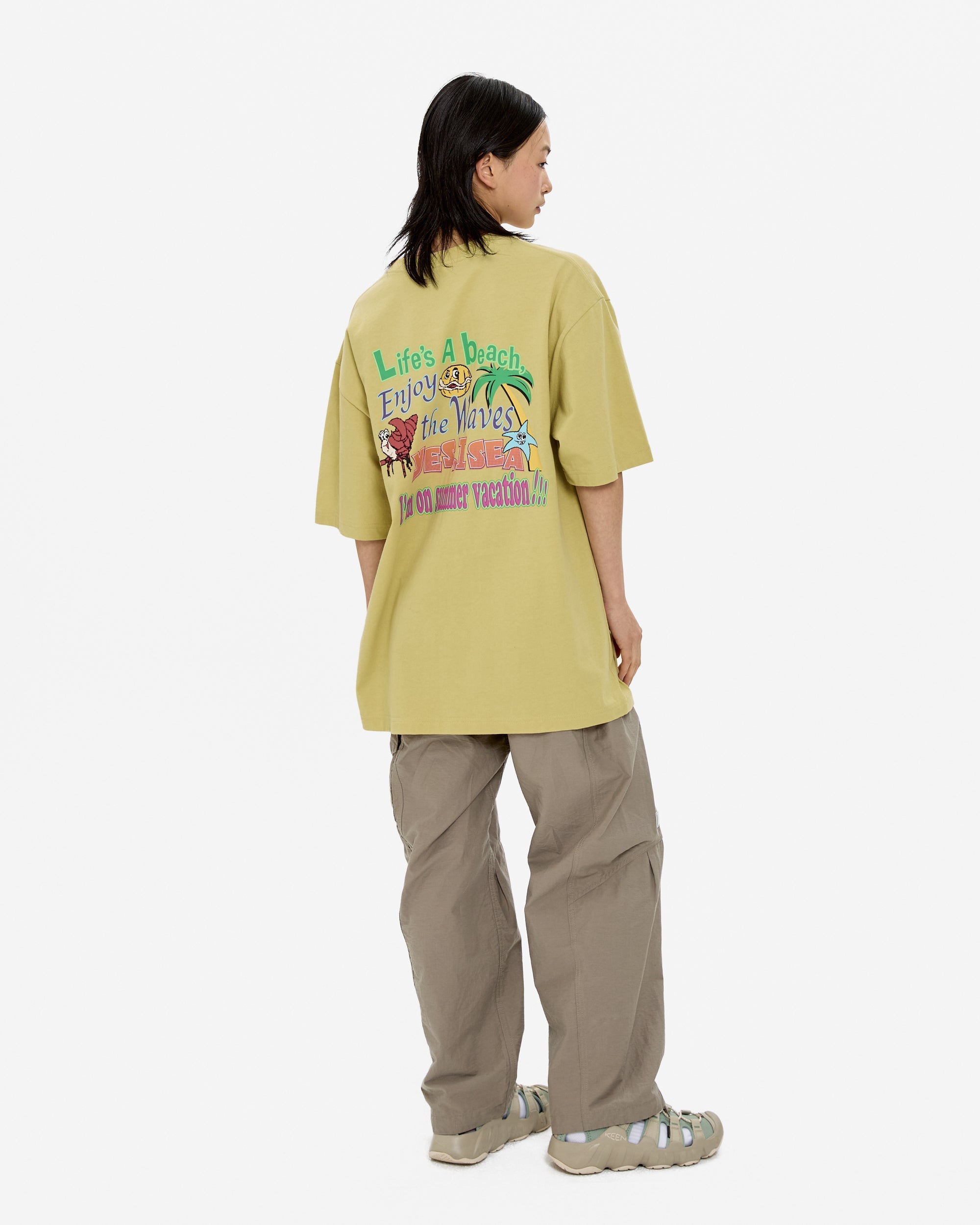 yeseyesee - Yes I Sea Tee (Light Mustard) product image 9 | TRAB K-Fashion Australia