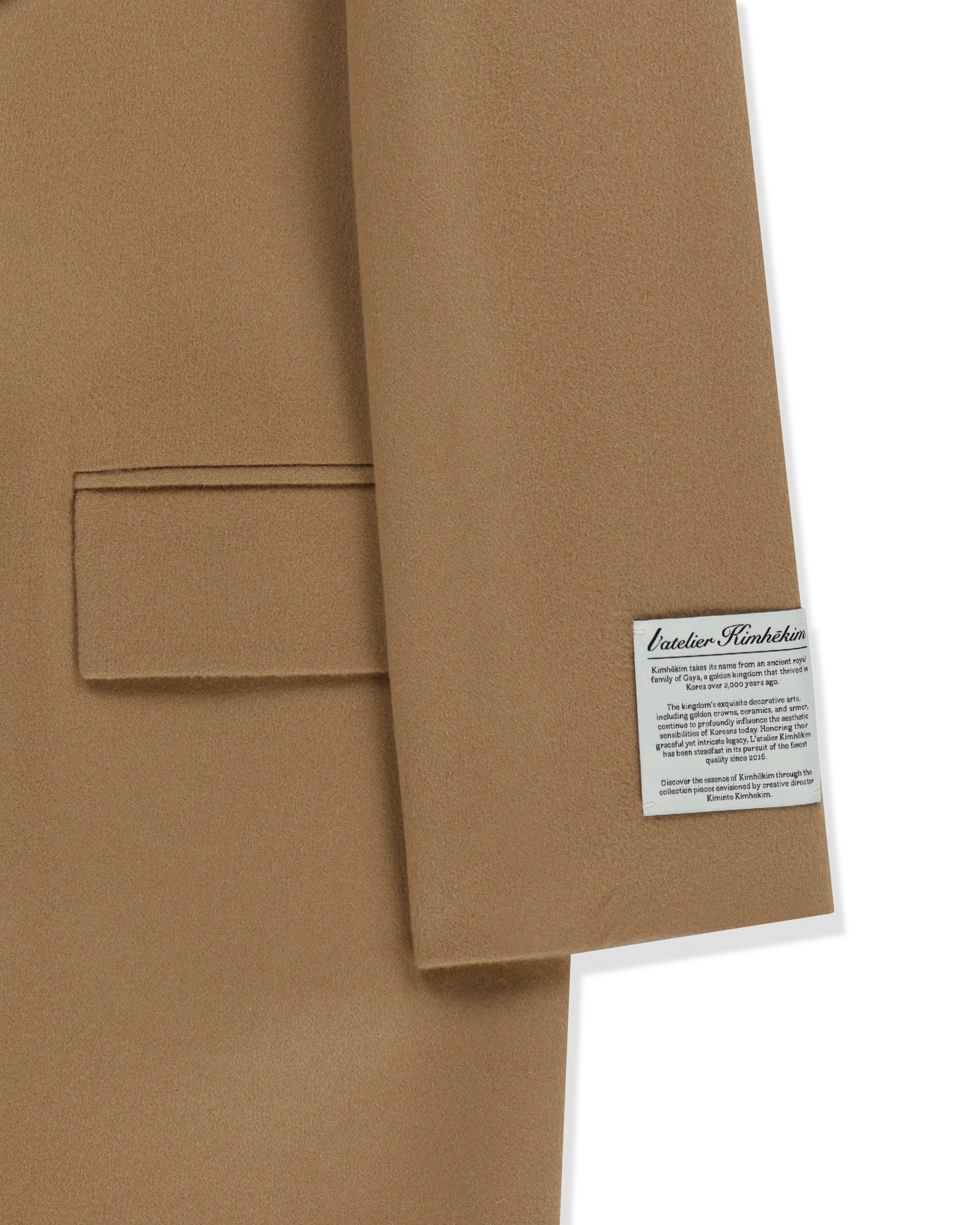 Kimhe Kim - Daniel Double Brestead Coat (Beige) product image 19 | TRAB K-Fashion Australia