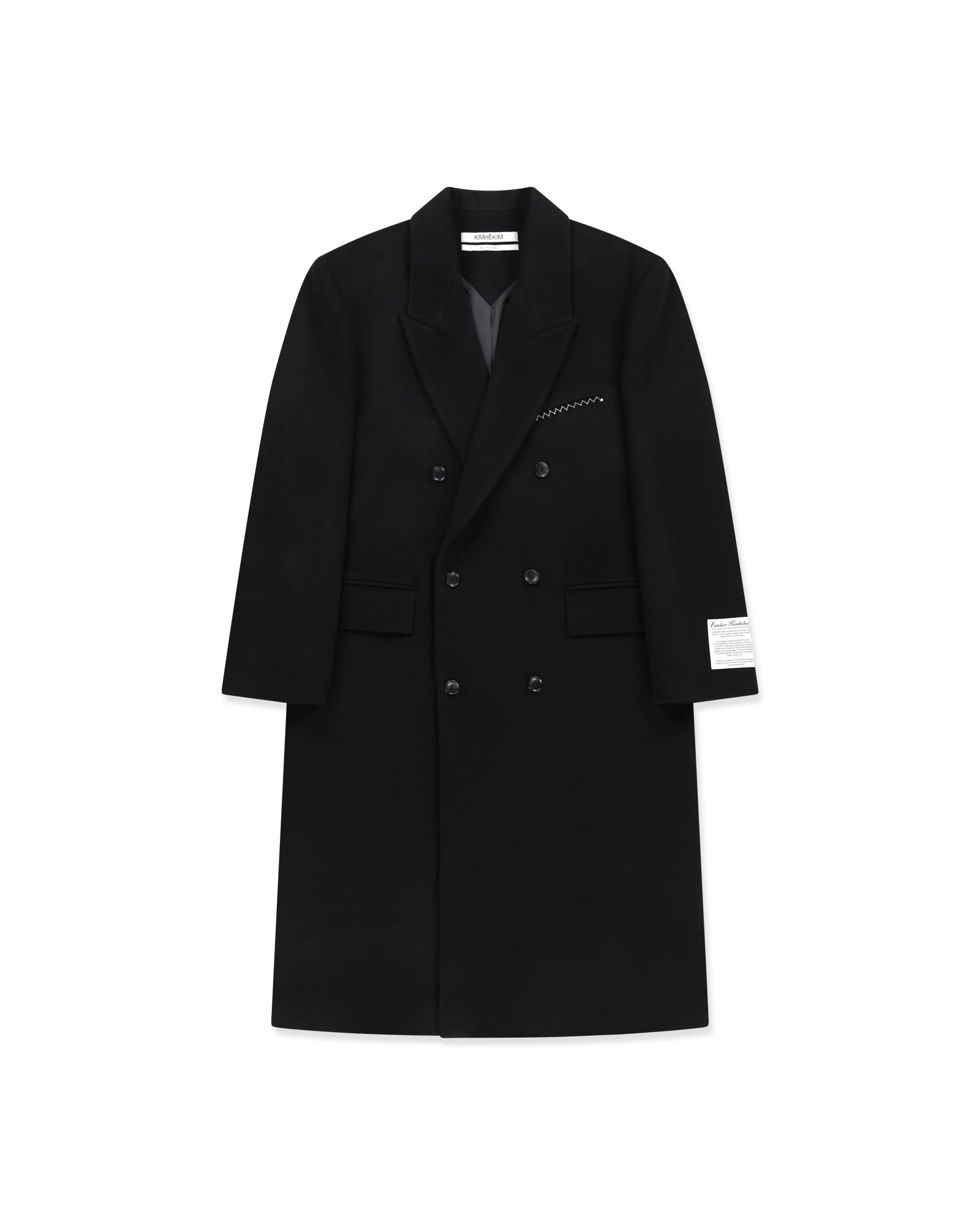 Kimhe Kim - Daniel Double Brestead Coat (Black) product image 12 | TRAB K-Fashion Australia