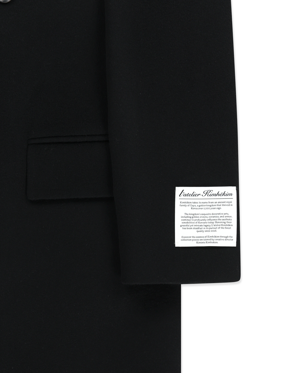 Kimhe Kim - Daniel Double Brestead Coat (Black) product image 16 | TRAB K-Fashion Australia