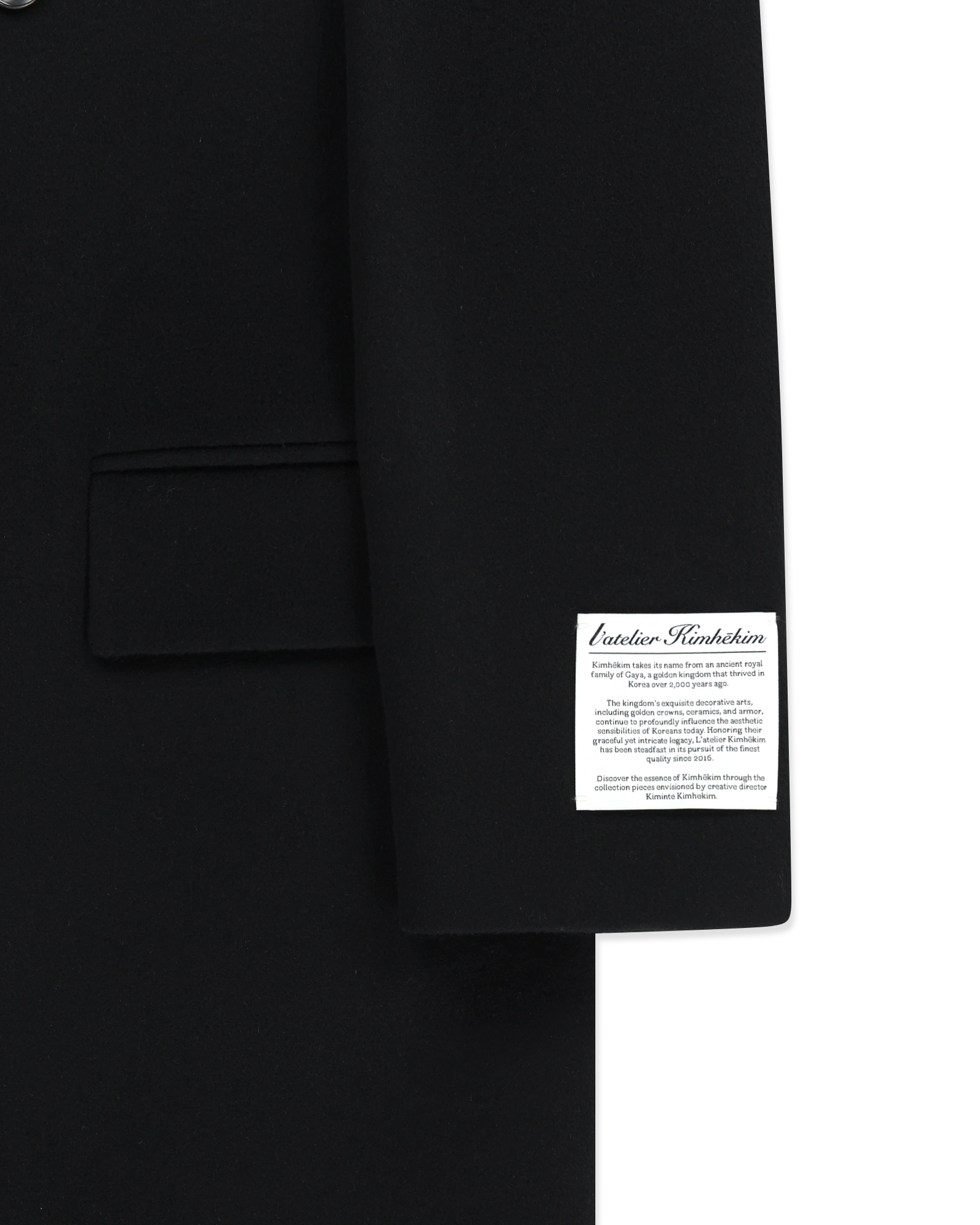 Kimhe Kim - Daniel Double Brestead Coat (Black) product image 16 | TRAB K-Fashion Australia