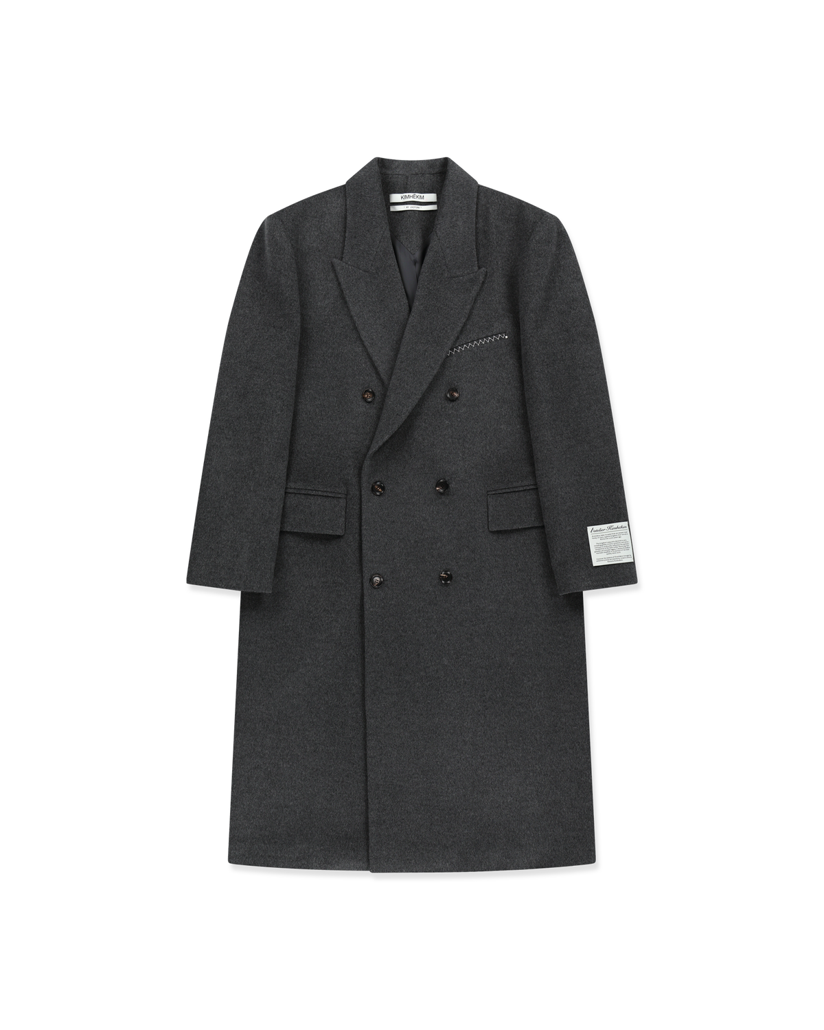 Kimhe Kim - Daniel Double Brestead Coat (Grey) product image 5 | TRAB K-Fashion Australia
